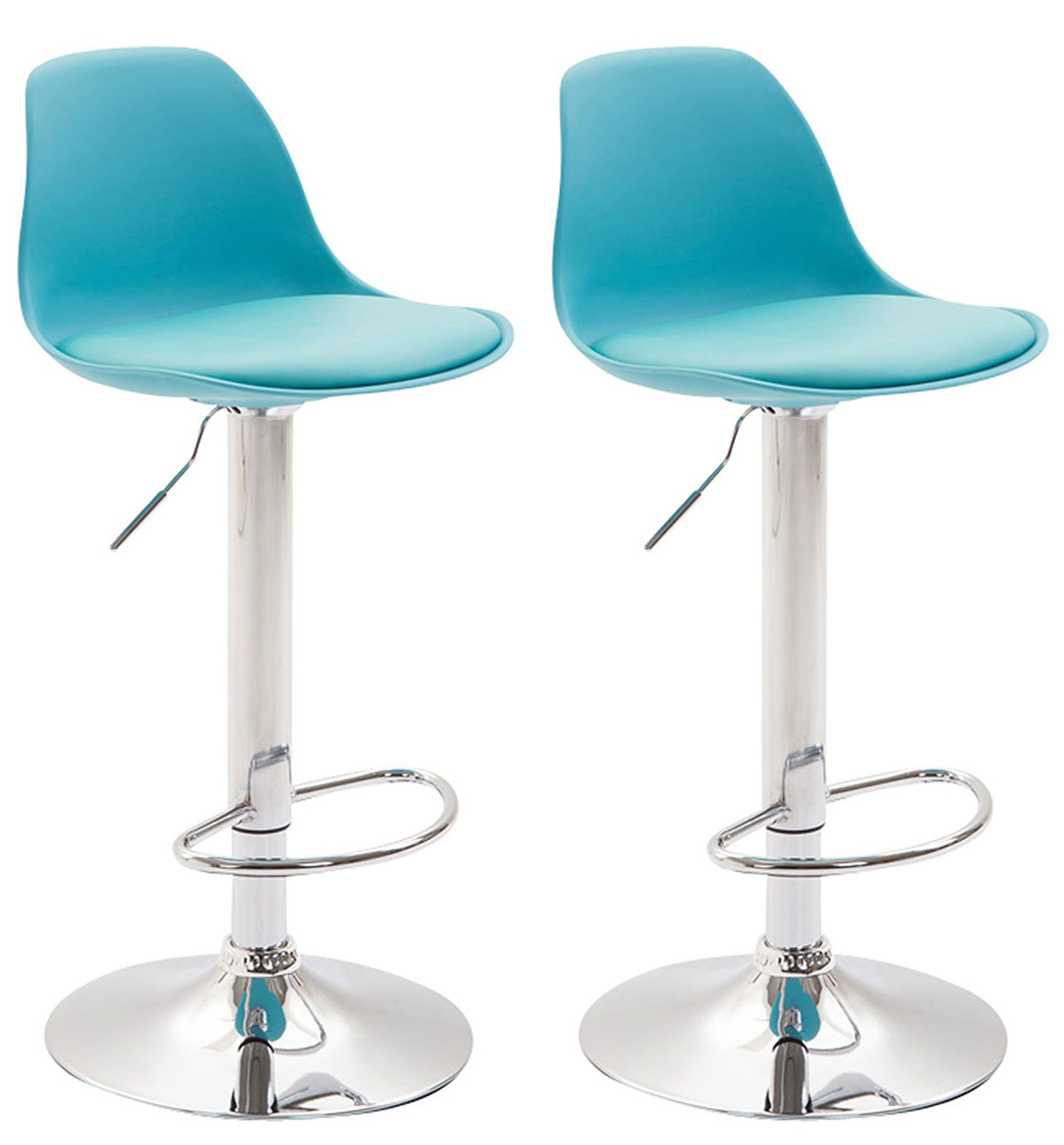 Set De 2 Taburetes Kiel En Polipropileno