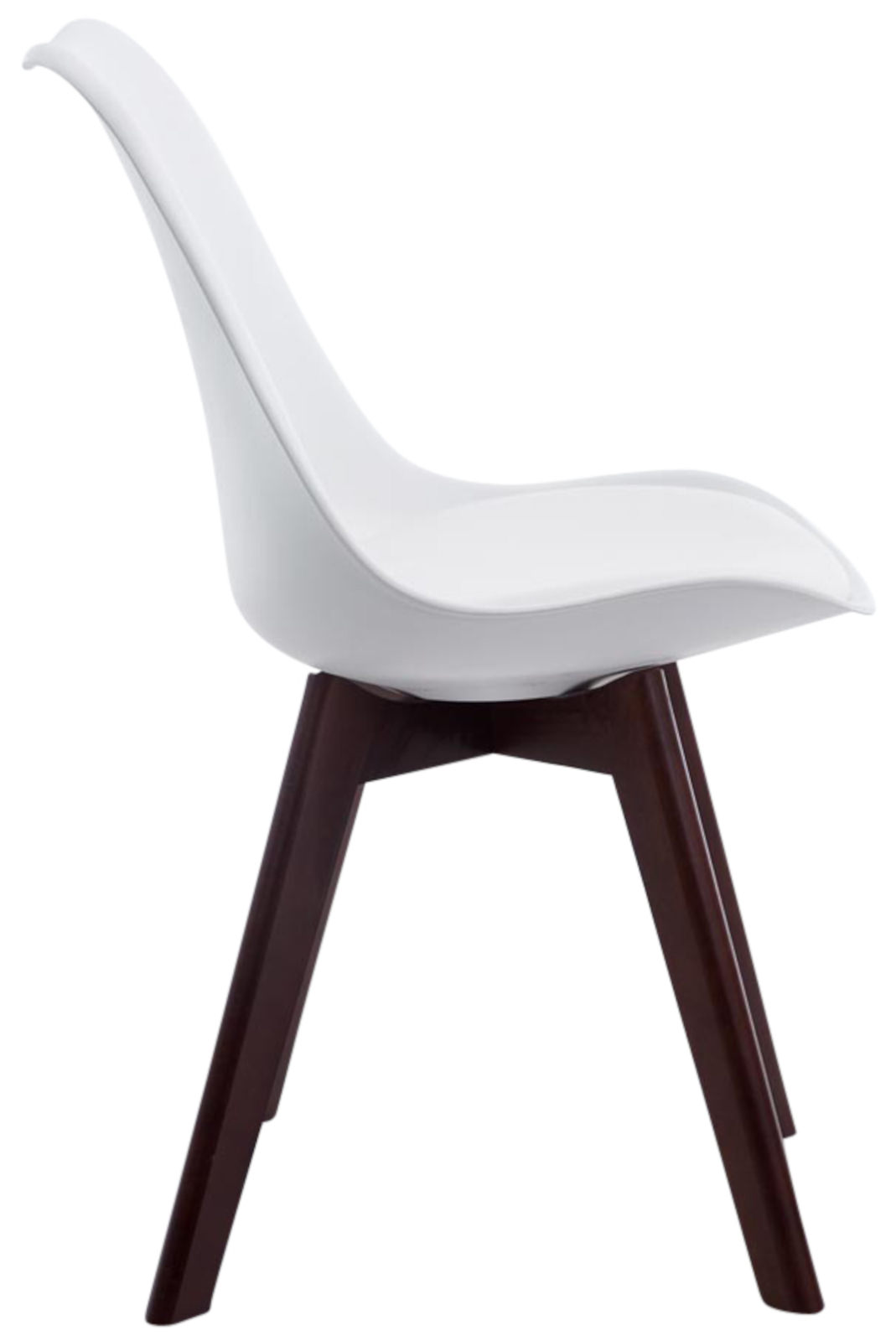 Set de 4 sillas de comedor Borneo en polipiel