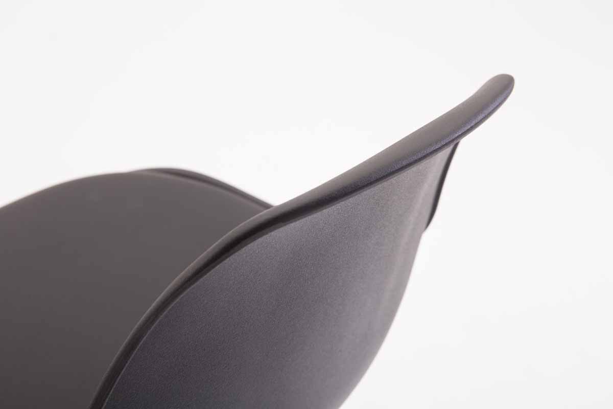 Taburete Kiel Estructura de Plástico & Asiento de Polipiel