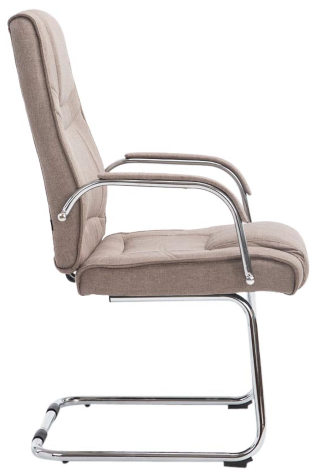 Set de 2 sillas cantilever XXL Attila en tela