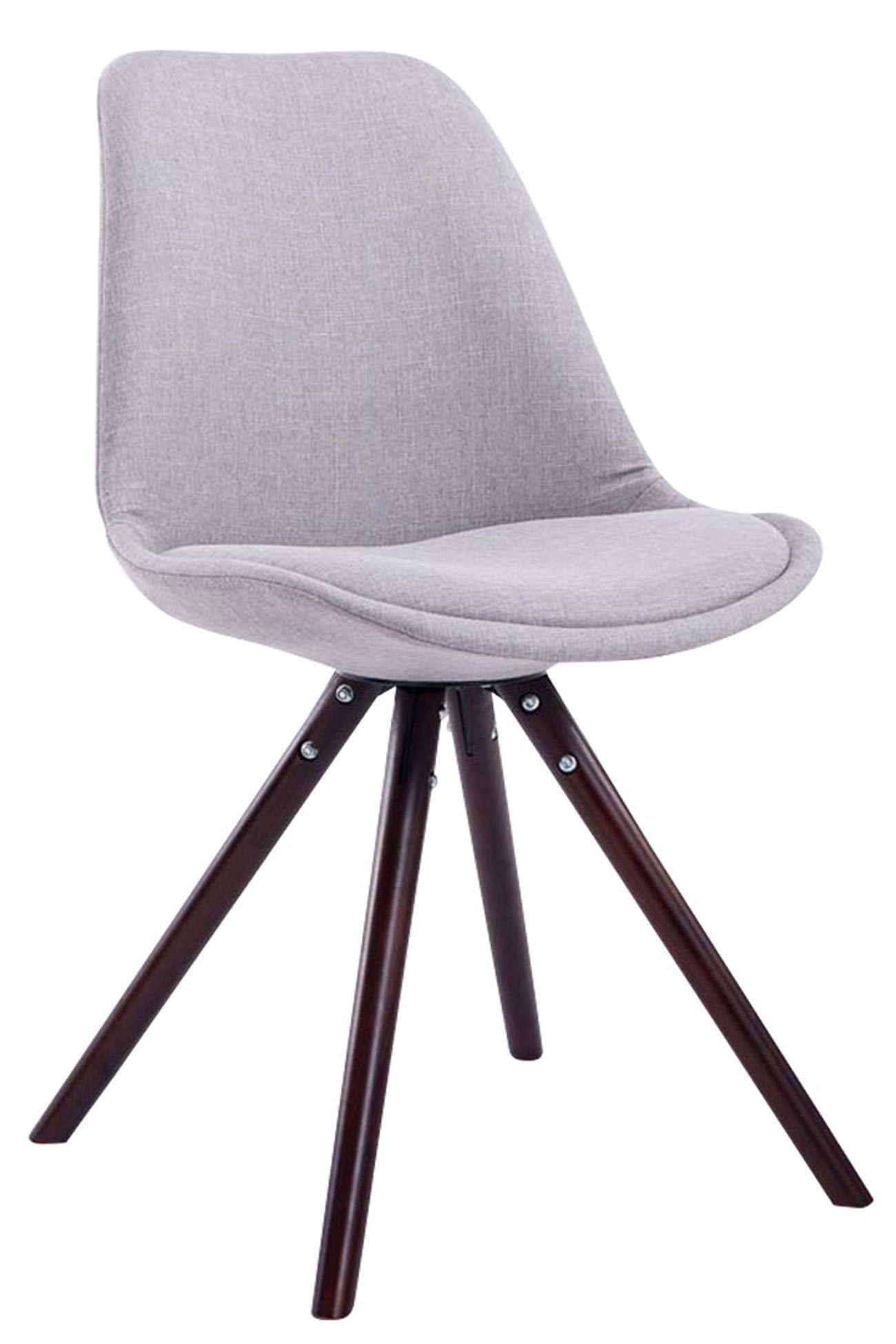Set de 4 sillas de comedor Toulouse en tela