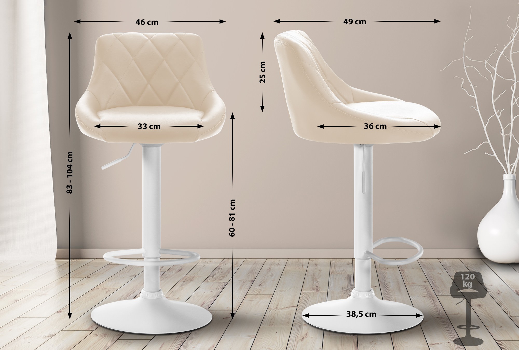 Taburete De Bar Lazio