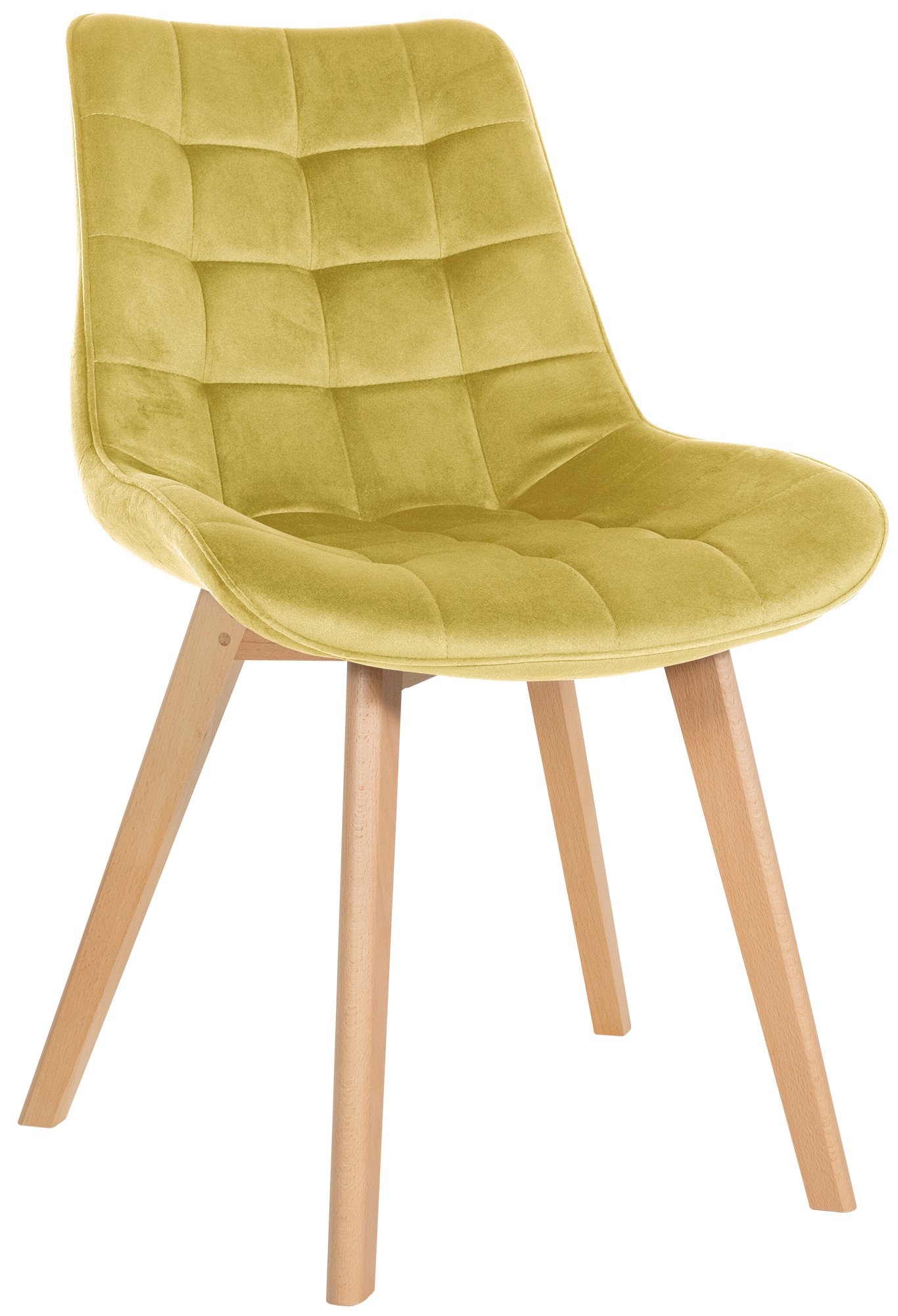 Silla de comedor Brook en terciopelo