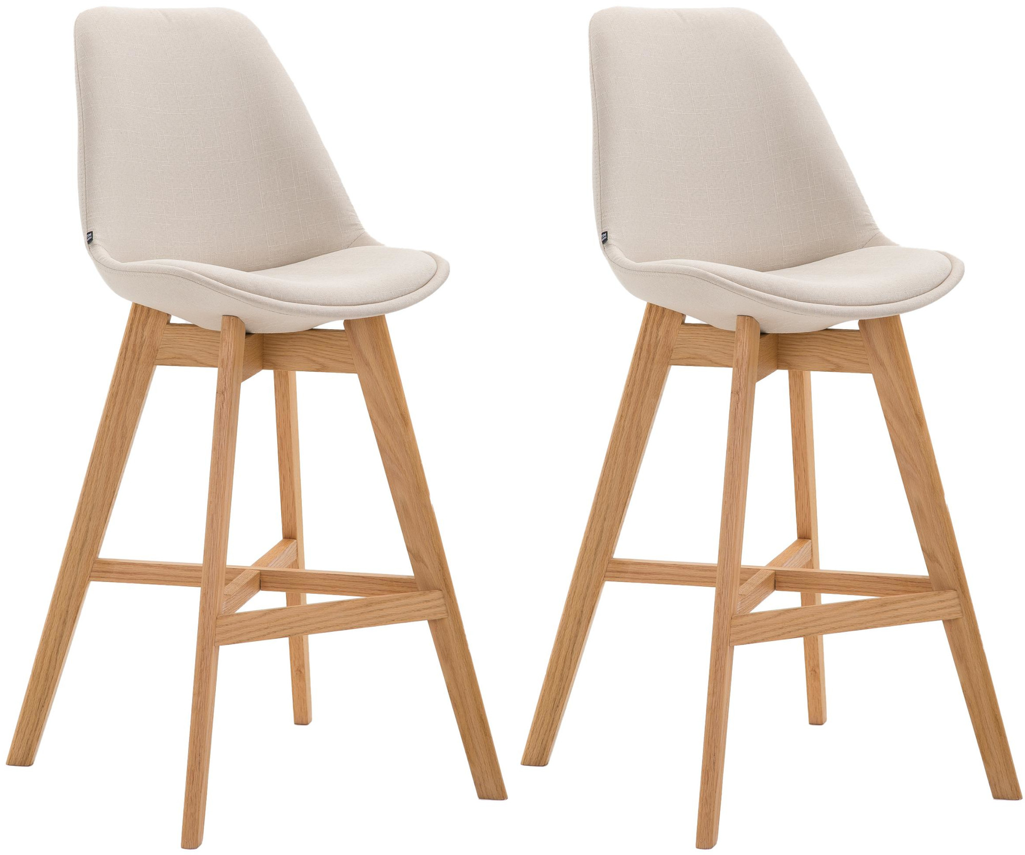 Set 2x Taburete Cannes en Tela