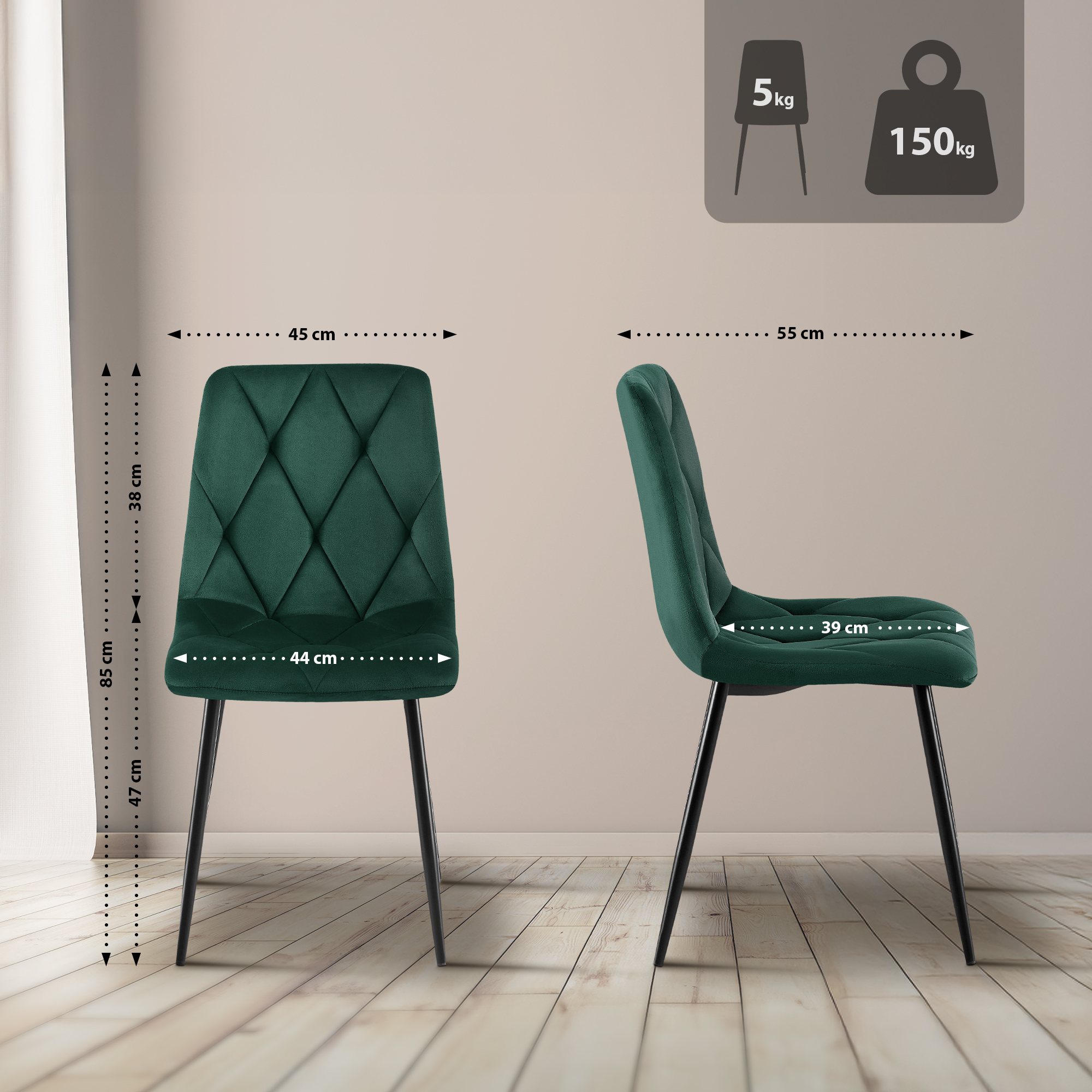 Silla de comedor Clairton
