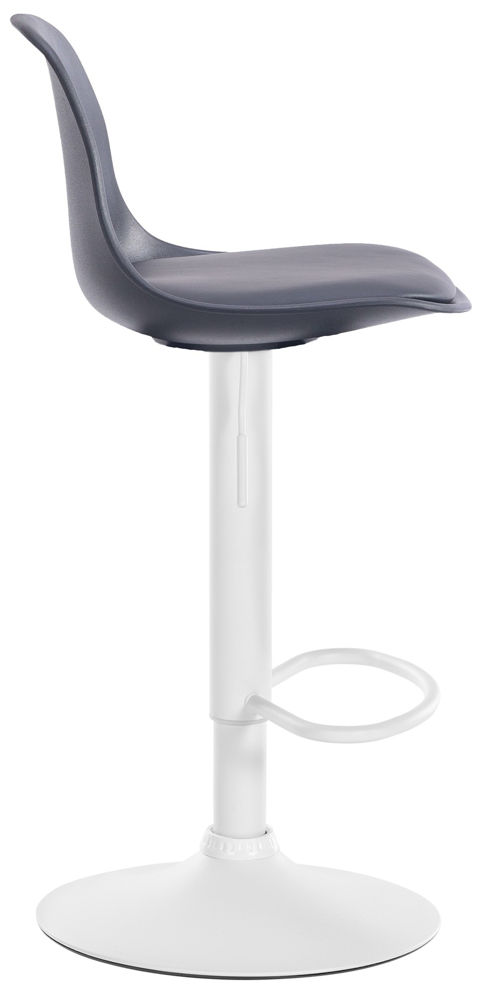 Taburete Kiel Estructura de Plástico & Asiento de Polipiel