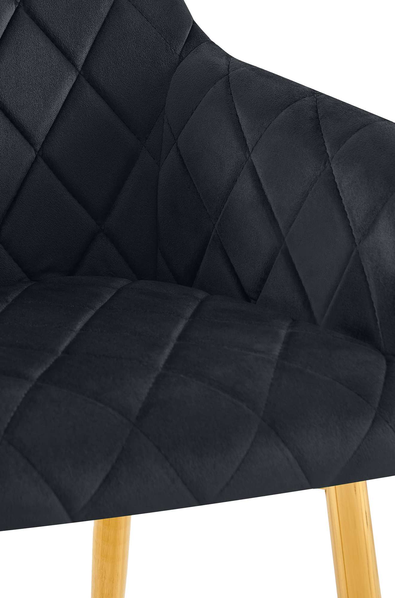 Silla de comedor Monett terciopelo