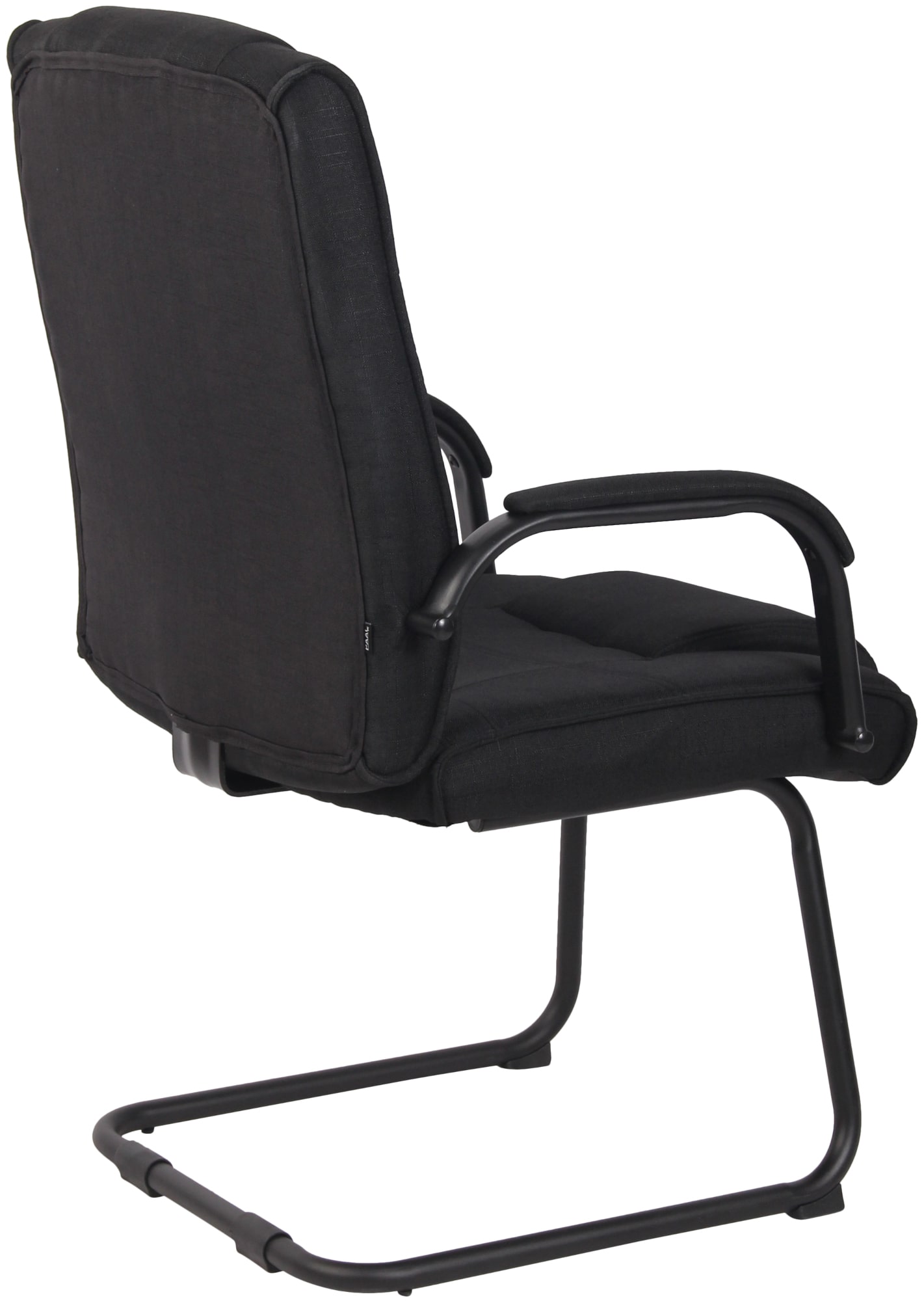 Silla Cantiléver XXL Attila Tapizada en Tela