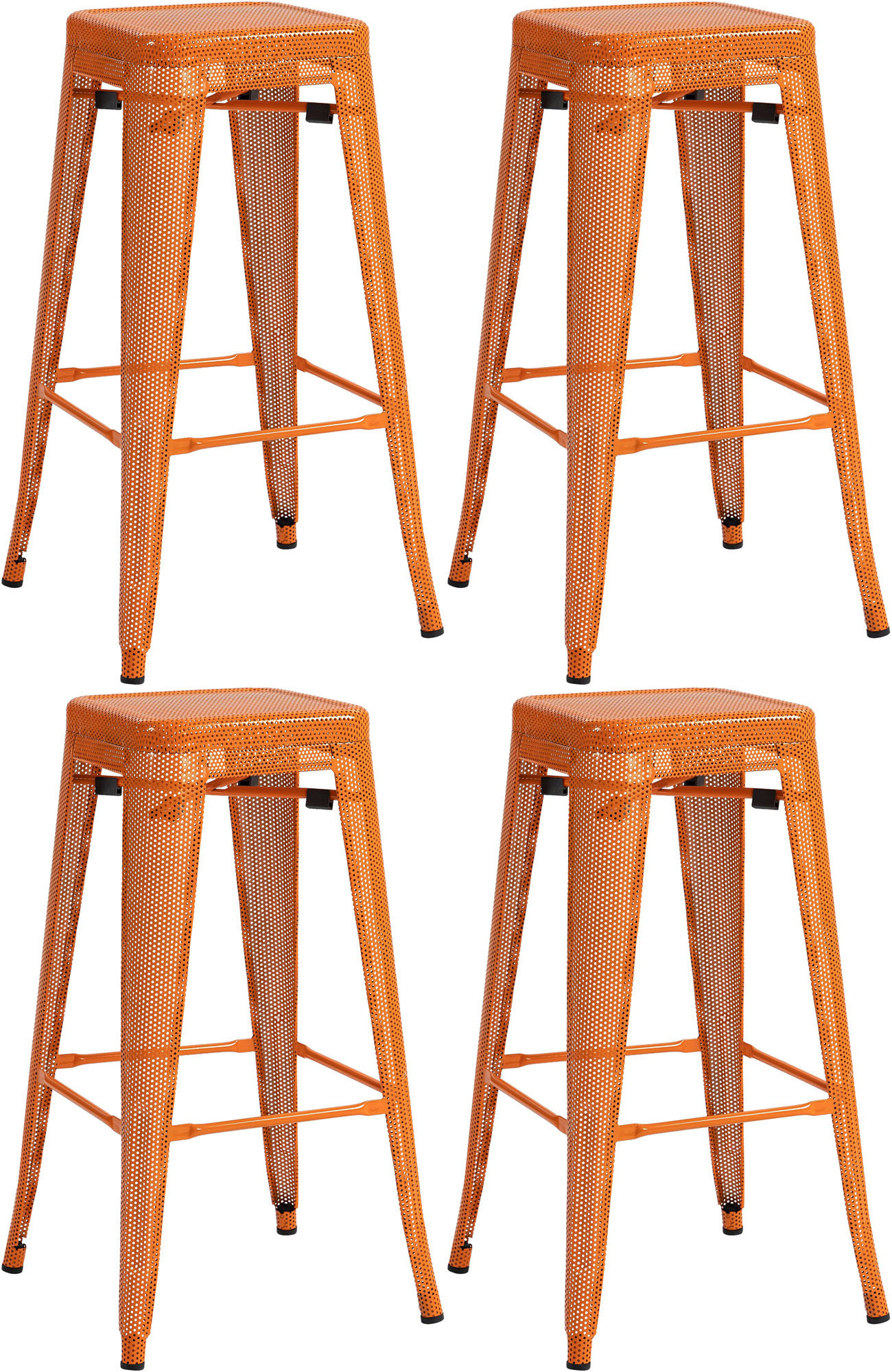 Set de 4 Taburetes de bar Fletcher