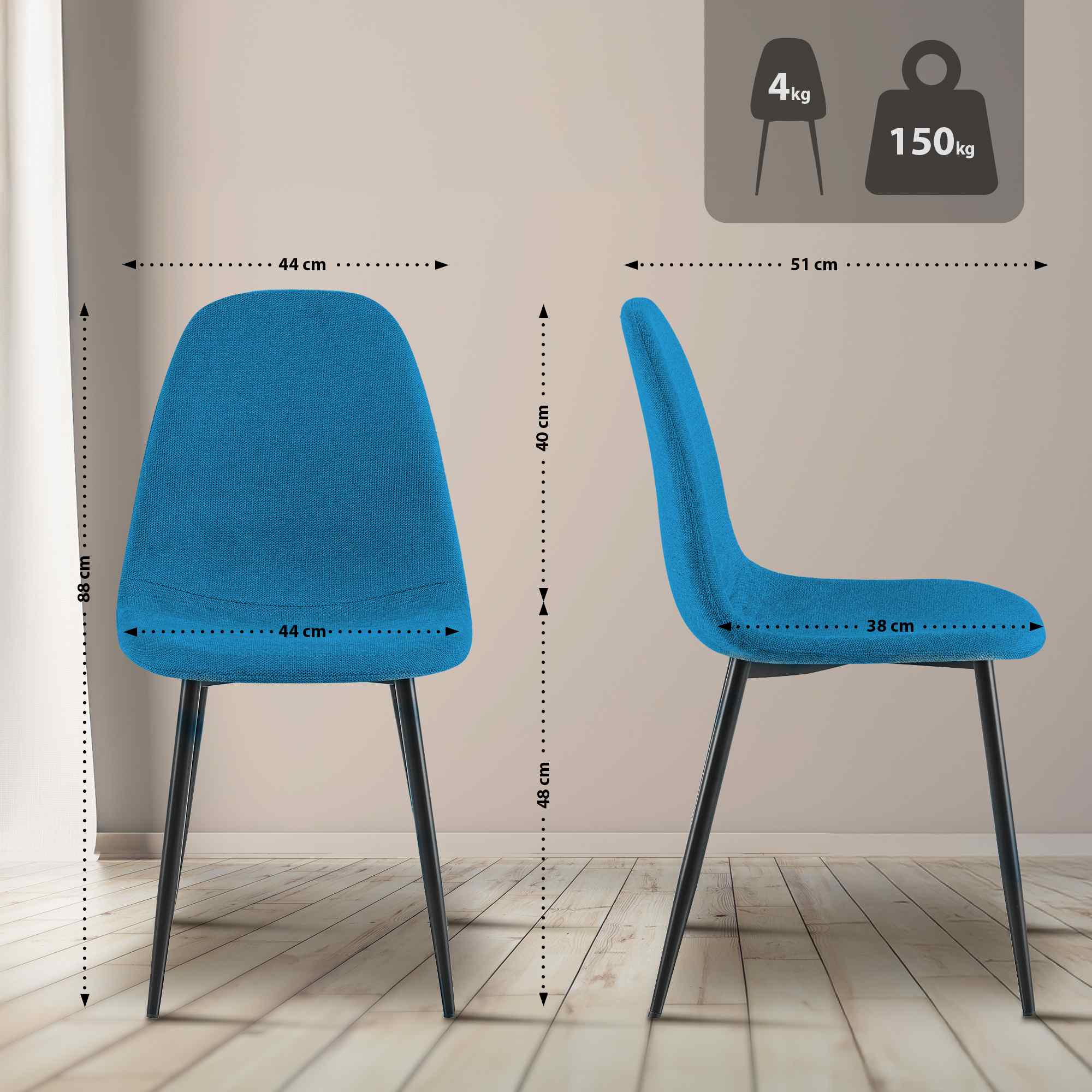 Silla de comedor Napier