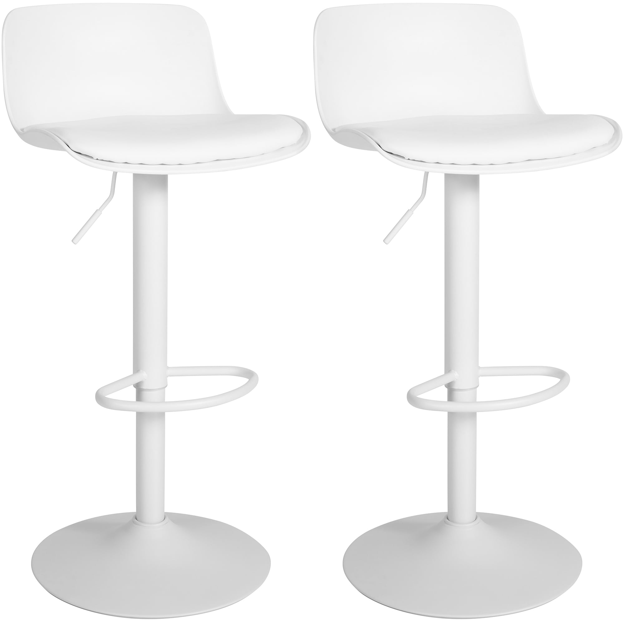 Set de 2 Taburetes de bar Almada en polipiel
