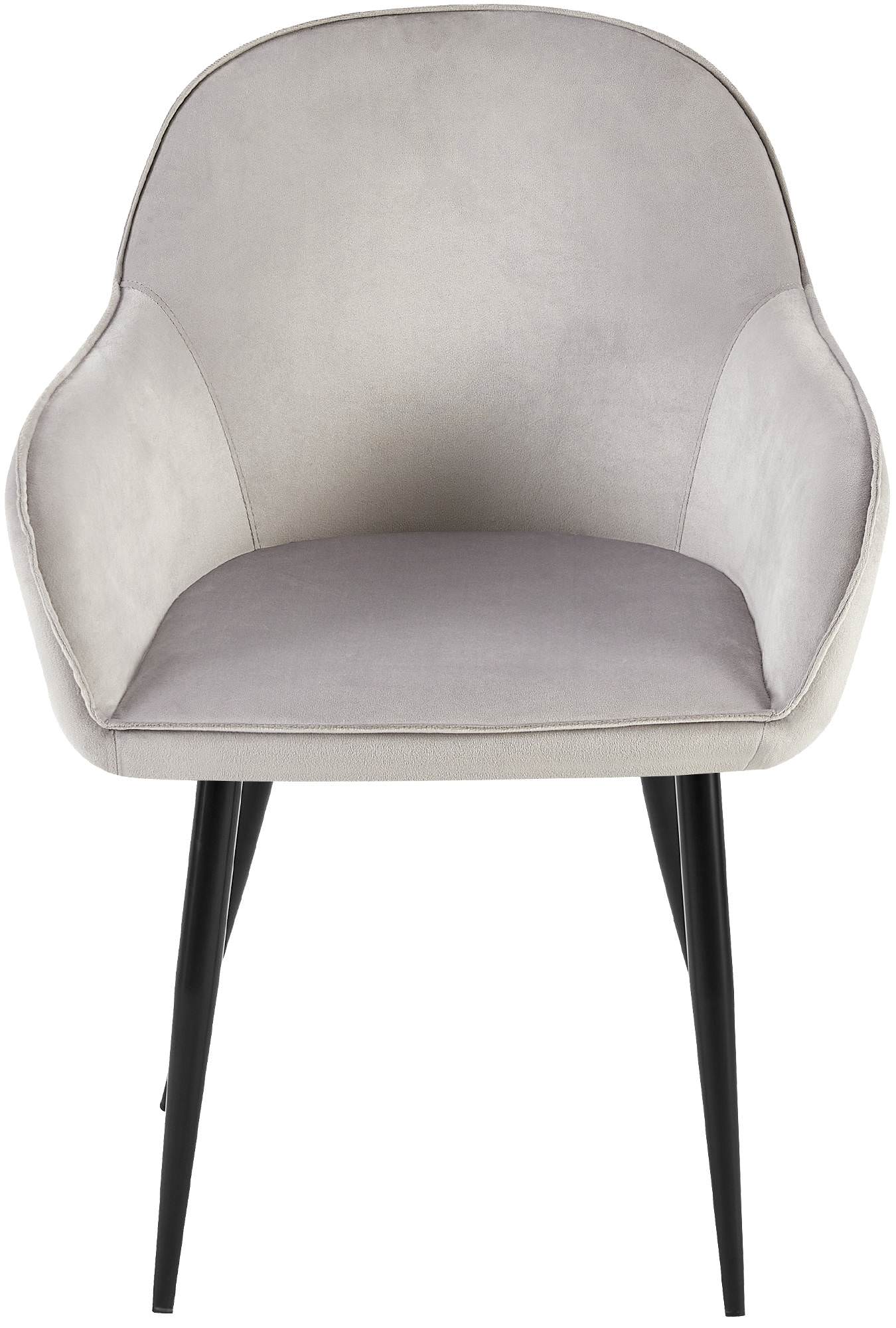 Set de 2 Sillas de comedor Boise en terciopelo