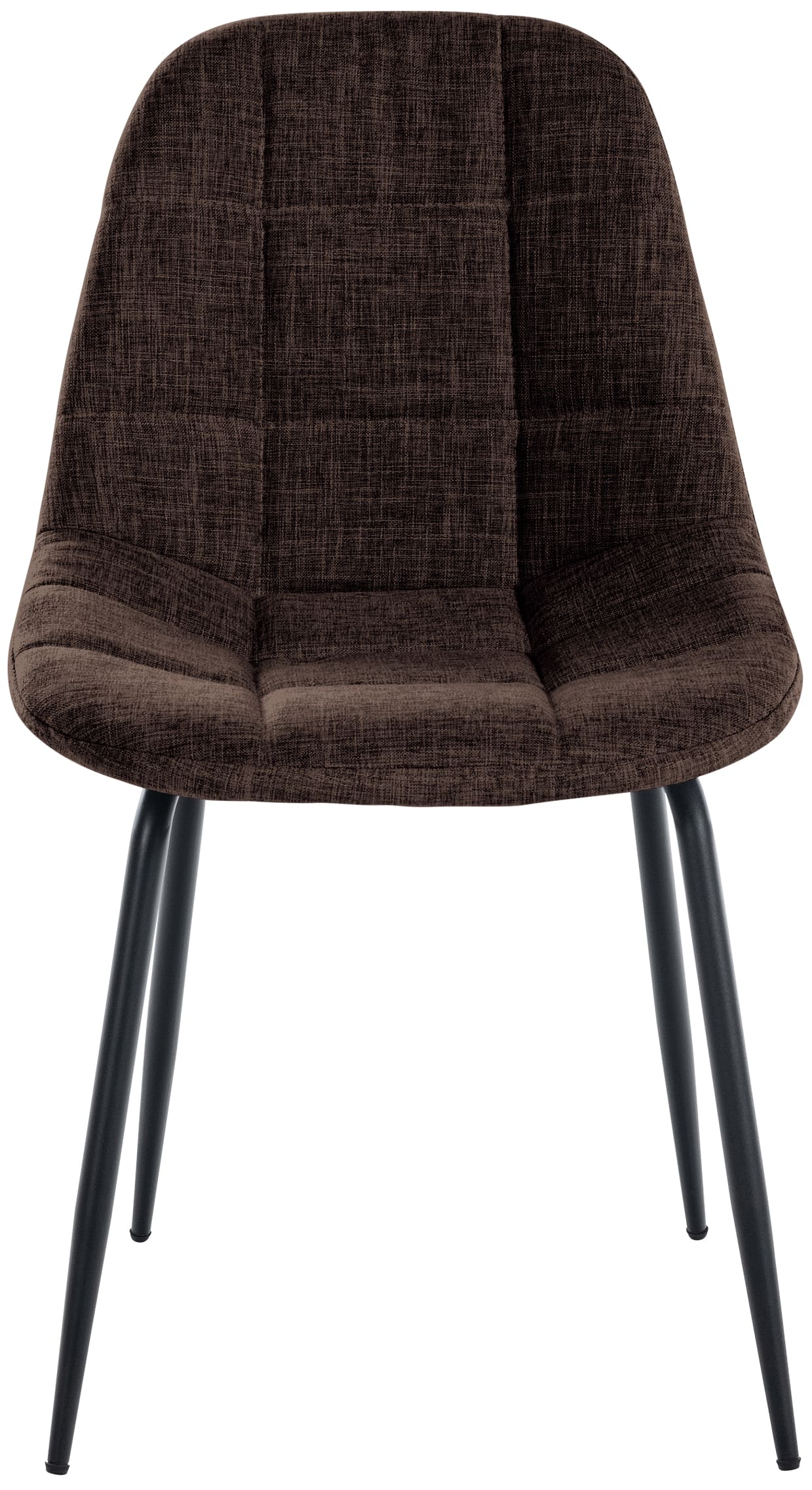 Set de 2 Sillas de comedor Tom en tela o polipiel