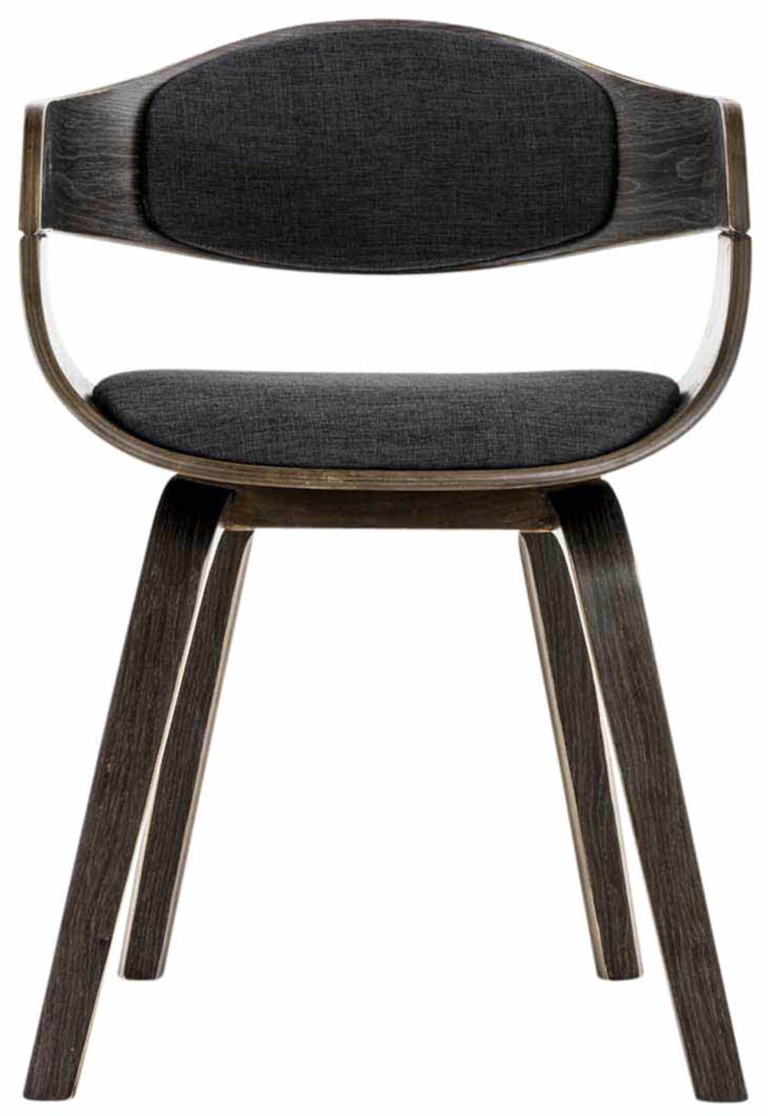 Set de 2 sillas de comedor Kingston de tela y madera