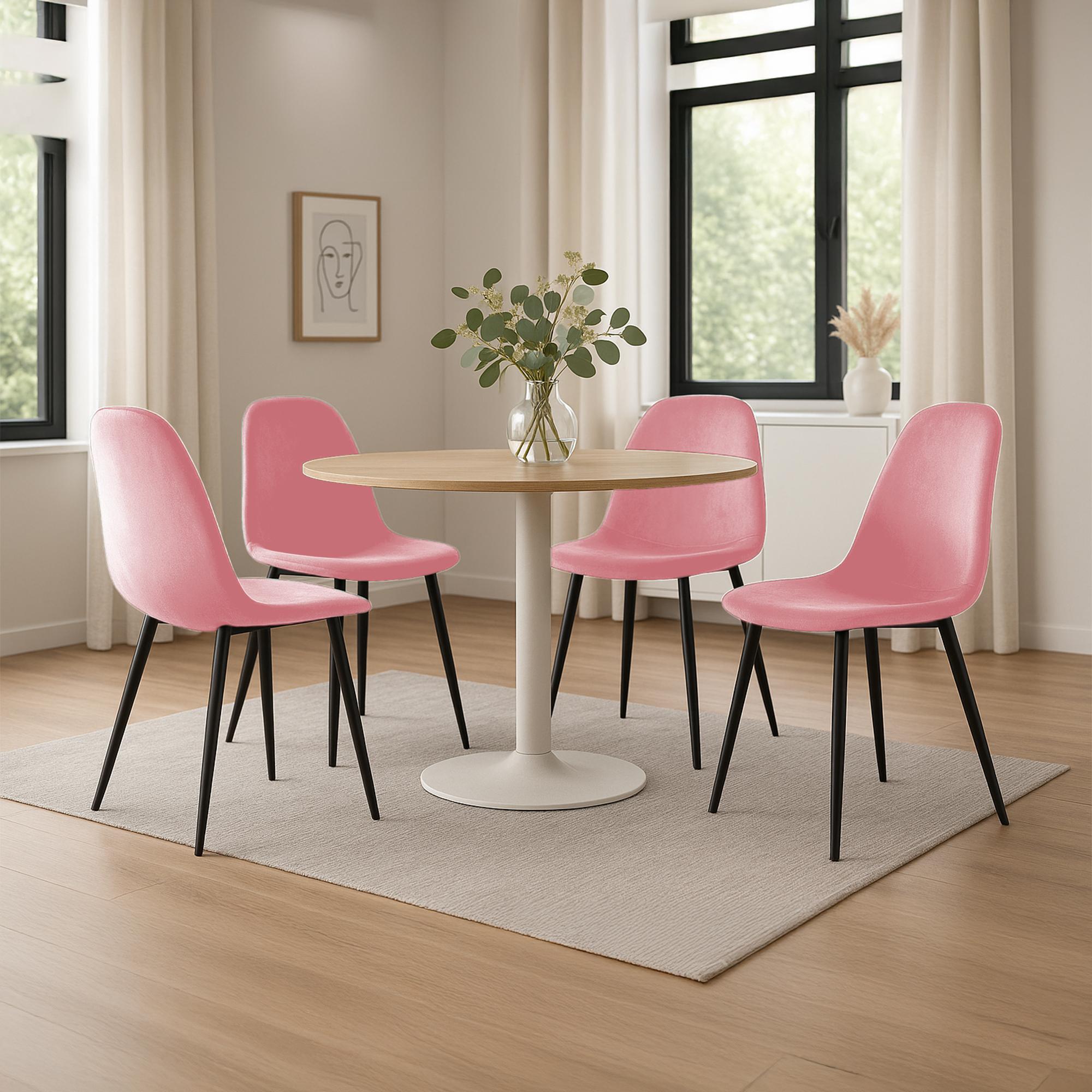 Conjunto de 4 sillas de comedor Napier