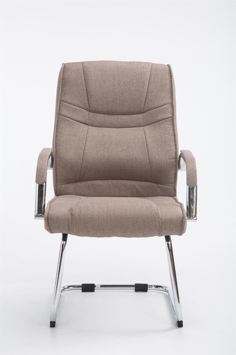 Silla Cantiléver XXL Attila Tapizada en Tela