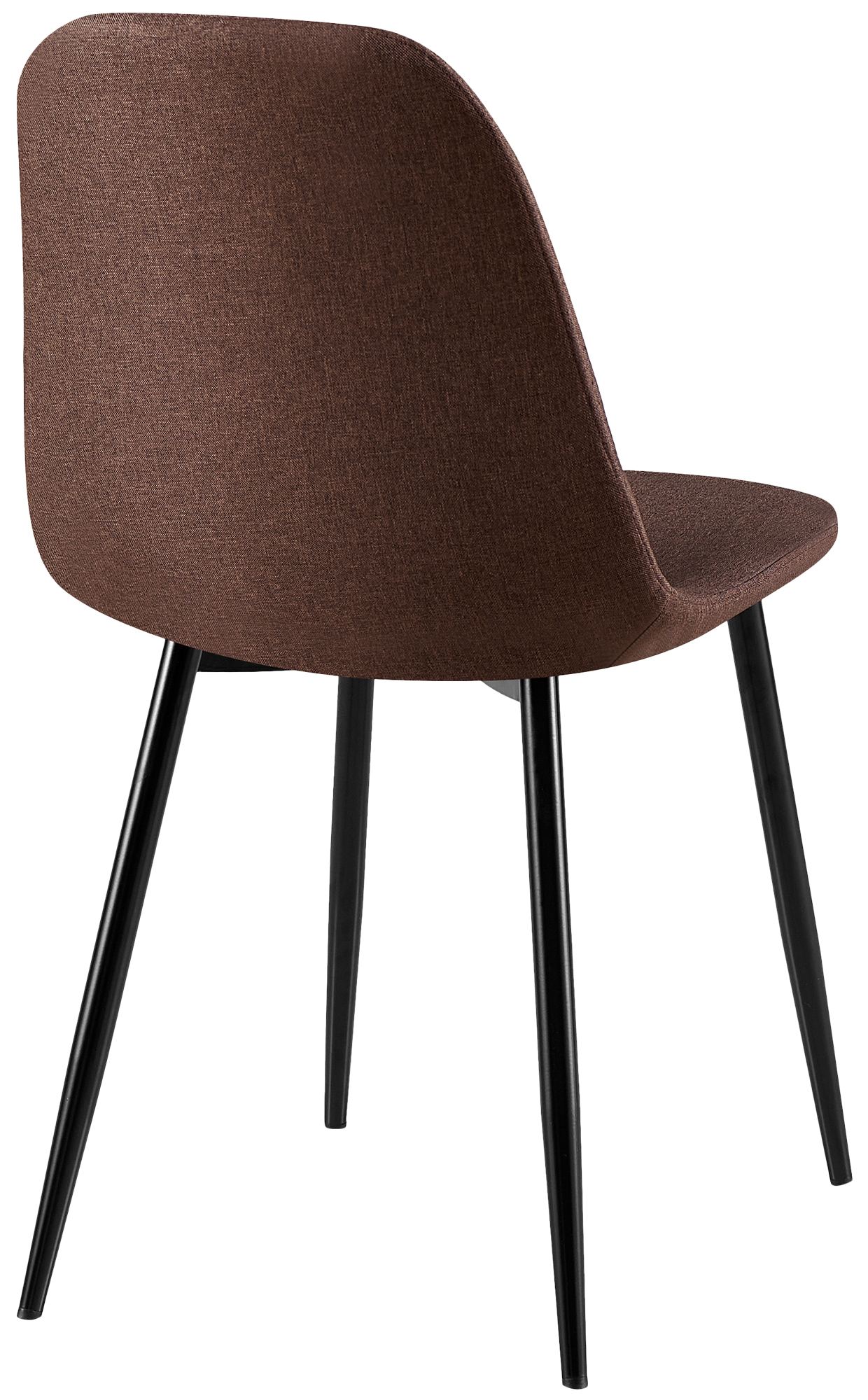 Set de 4 sillas de comedor Giverny en tela o terciopelo