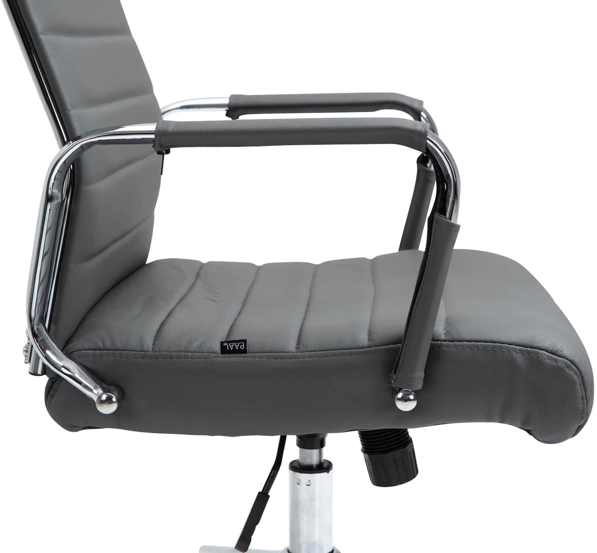 Silla de oficina Kolumbus de cuero auténtico