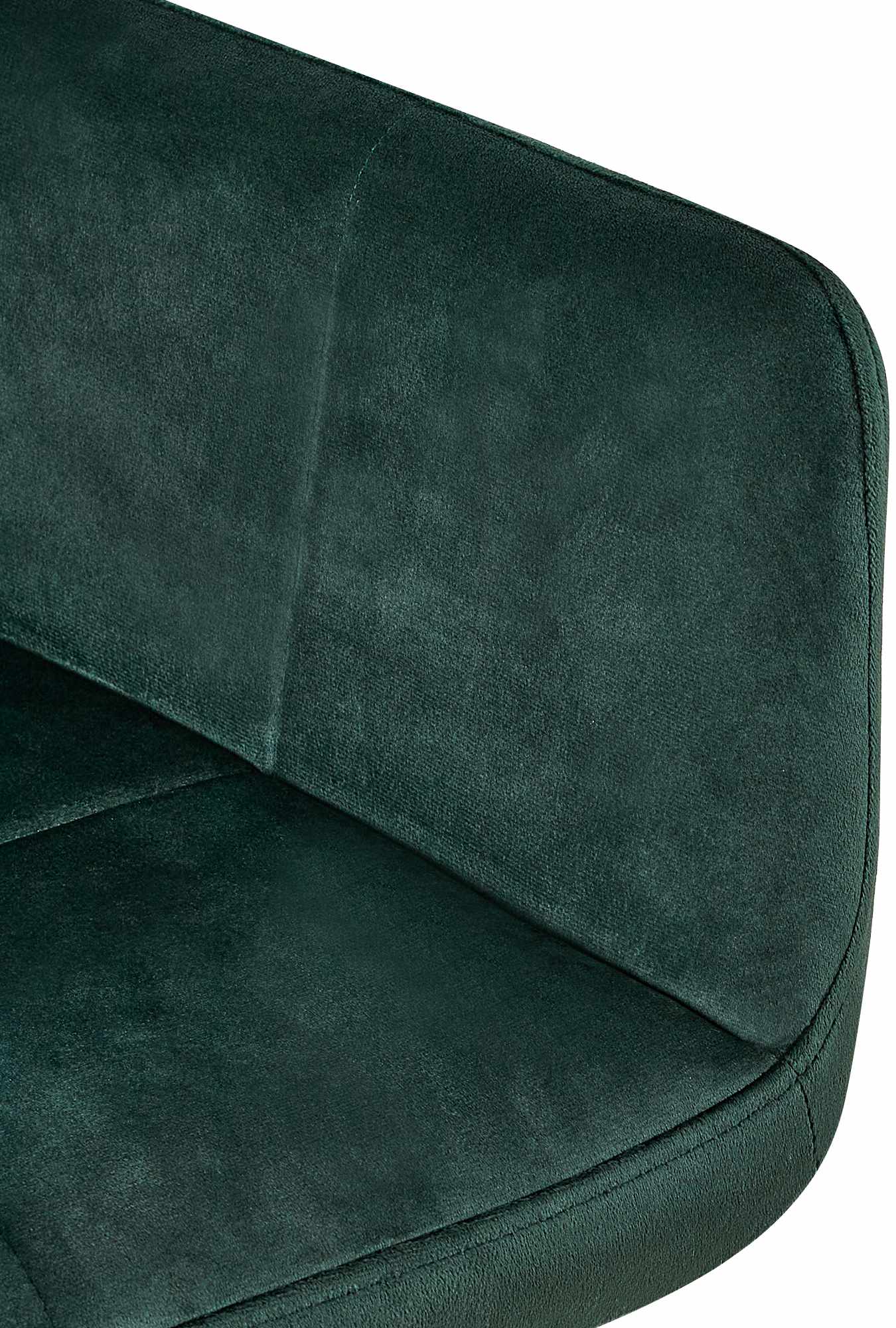 Juego de 4 sillas de salón Emia en terciopelo
