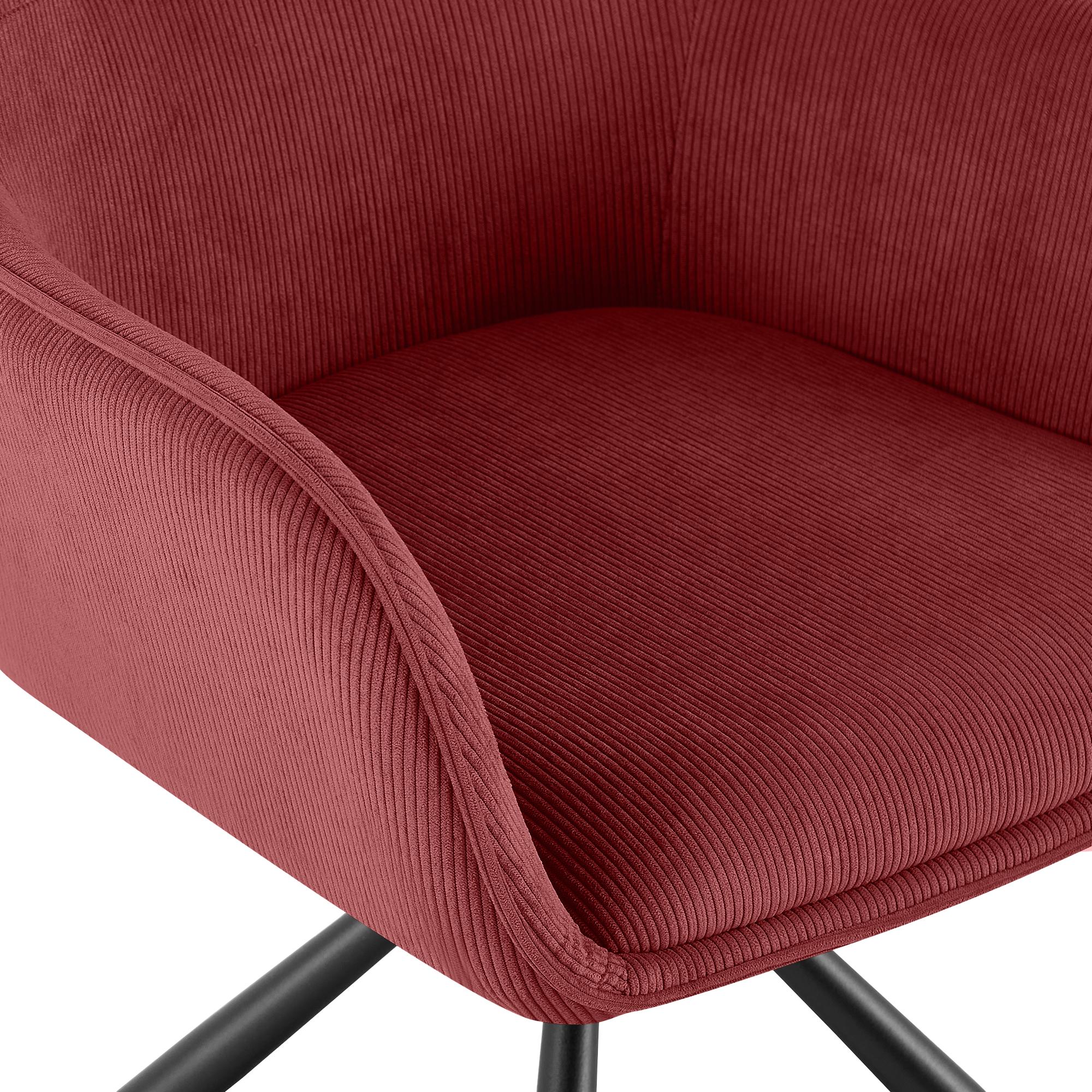 Silla de comedor Tipton de pana