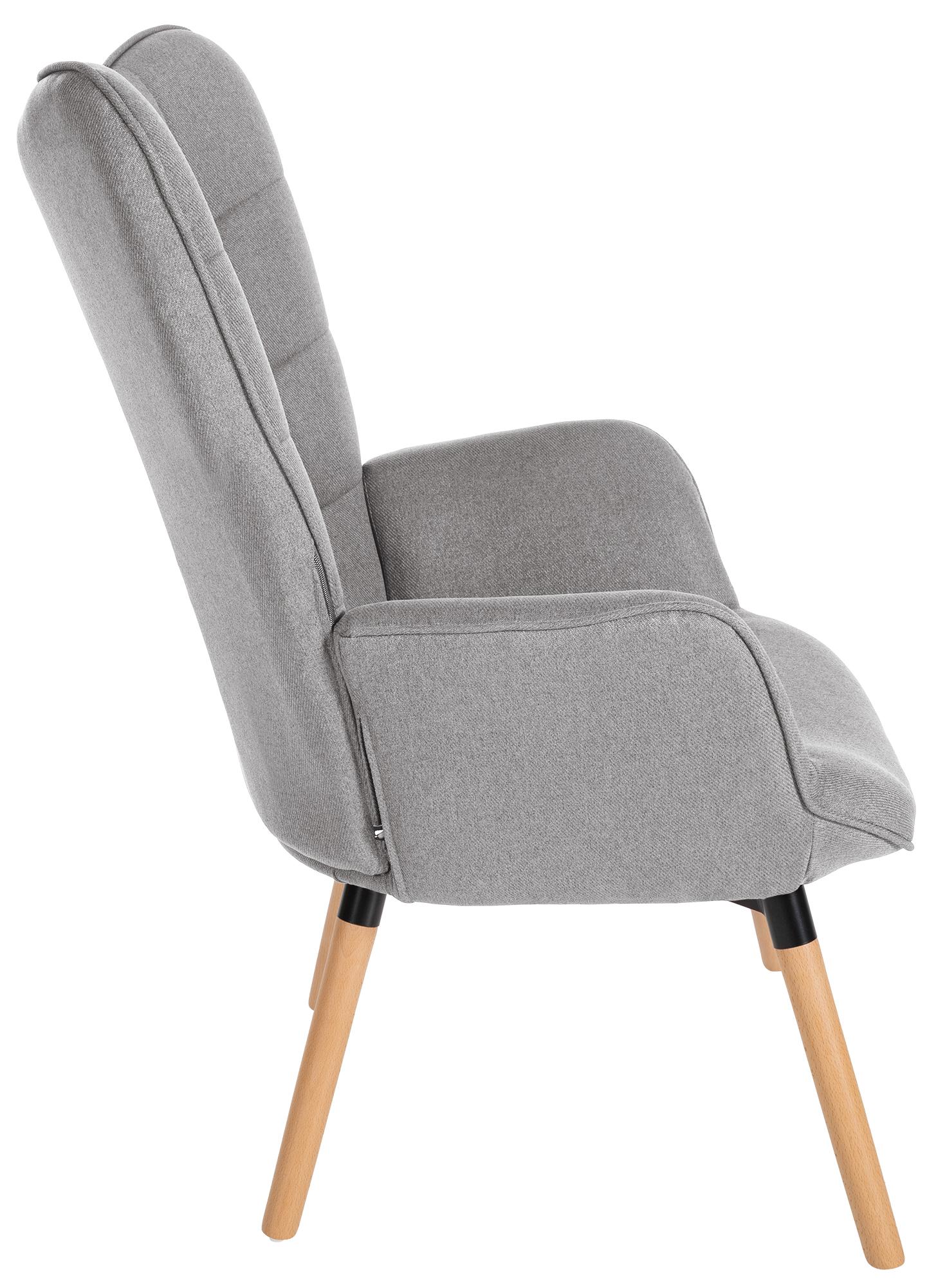 Sillón Garding tapizado en tela