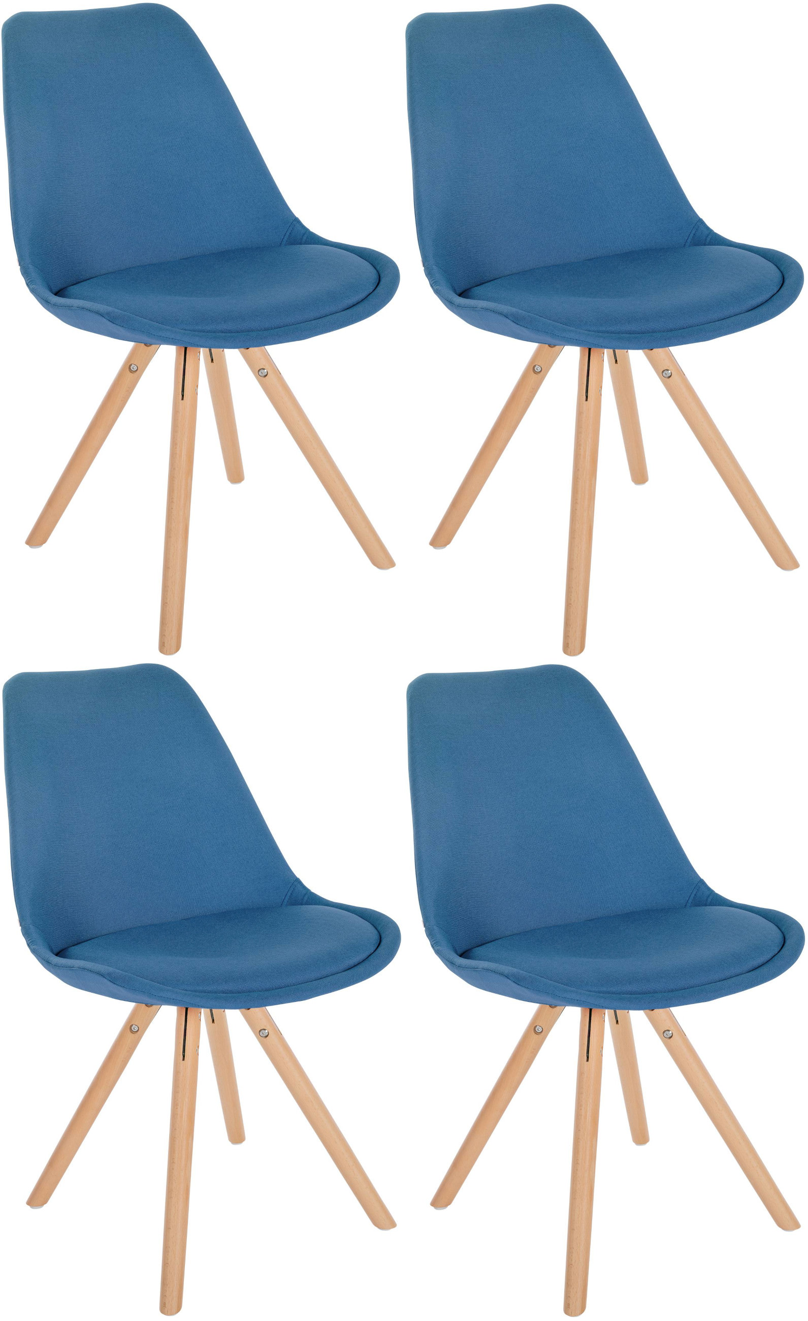 Set de 4 Butacas de salón Sofia en tela
