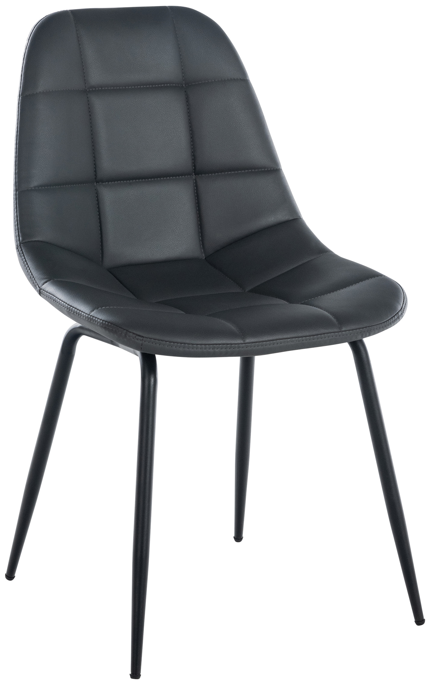 Silla de comedor Tom en tela o polipiel