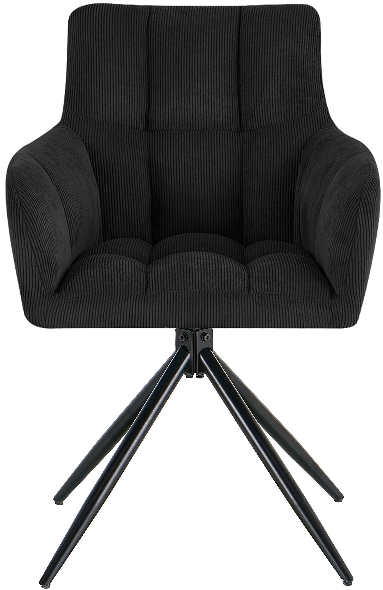 Silla de comedor Jonah de pana