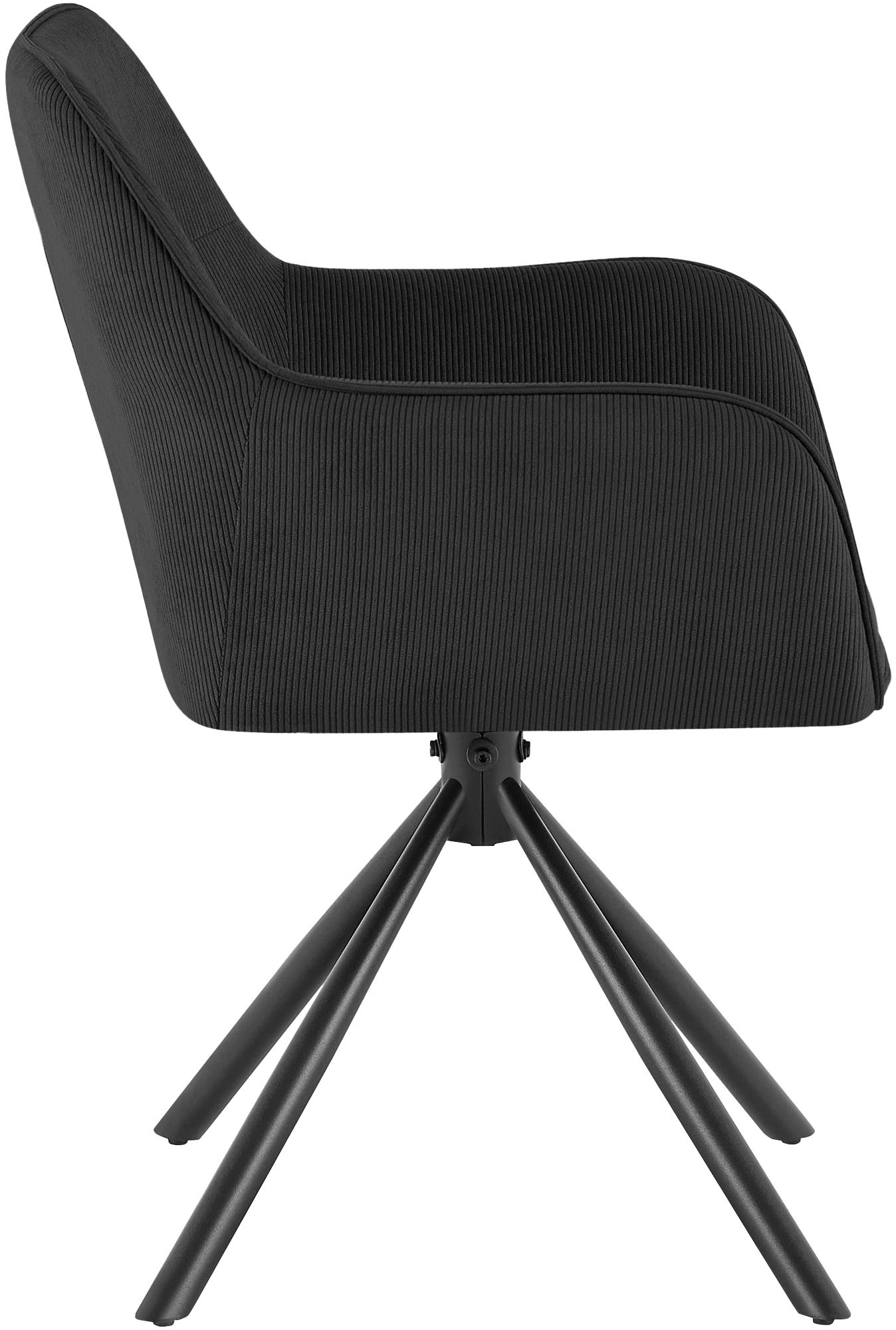 Silla de comedor Tipton de pana