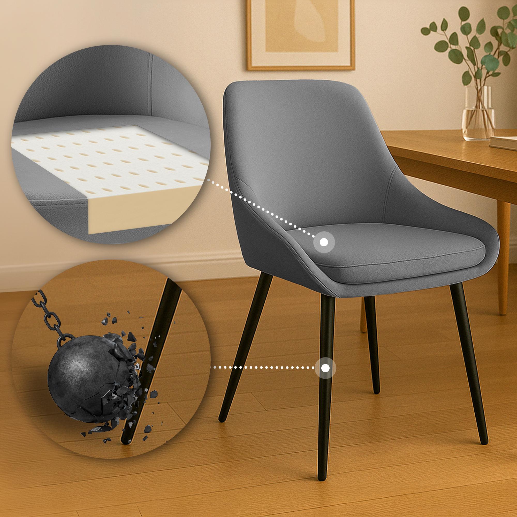 Juego de 2 sillas de comedor Elmira