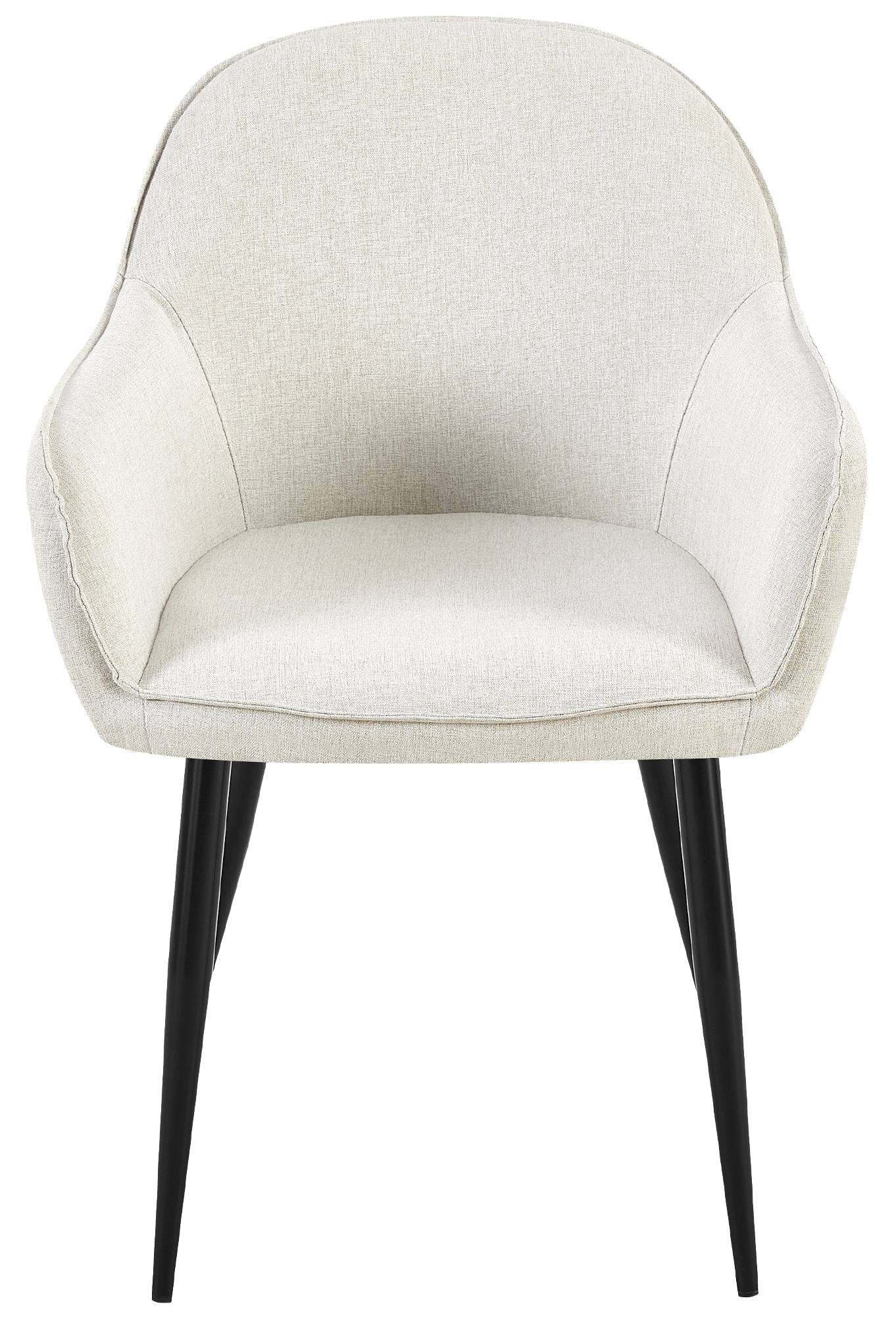 Silla de comedor Boise tapizada en tela