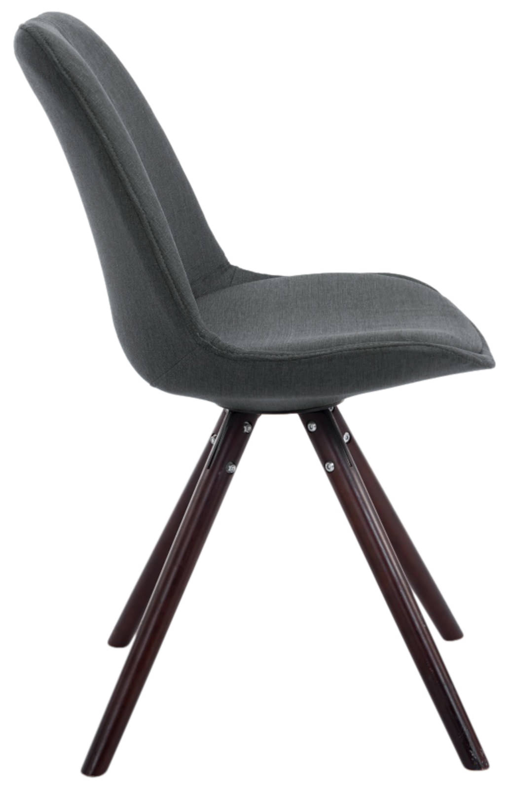 Set de 4 sillas de comedor Toulouse en tela