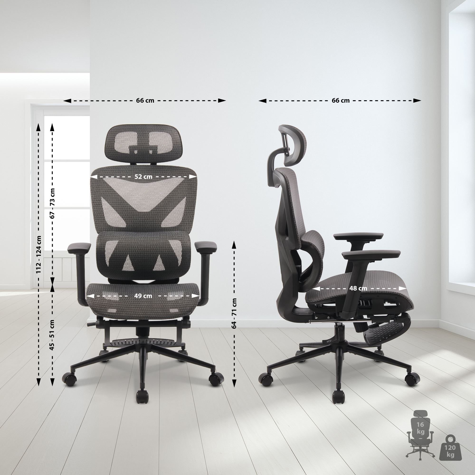 Silla de oficina Reston