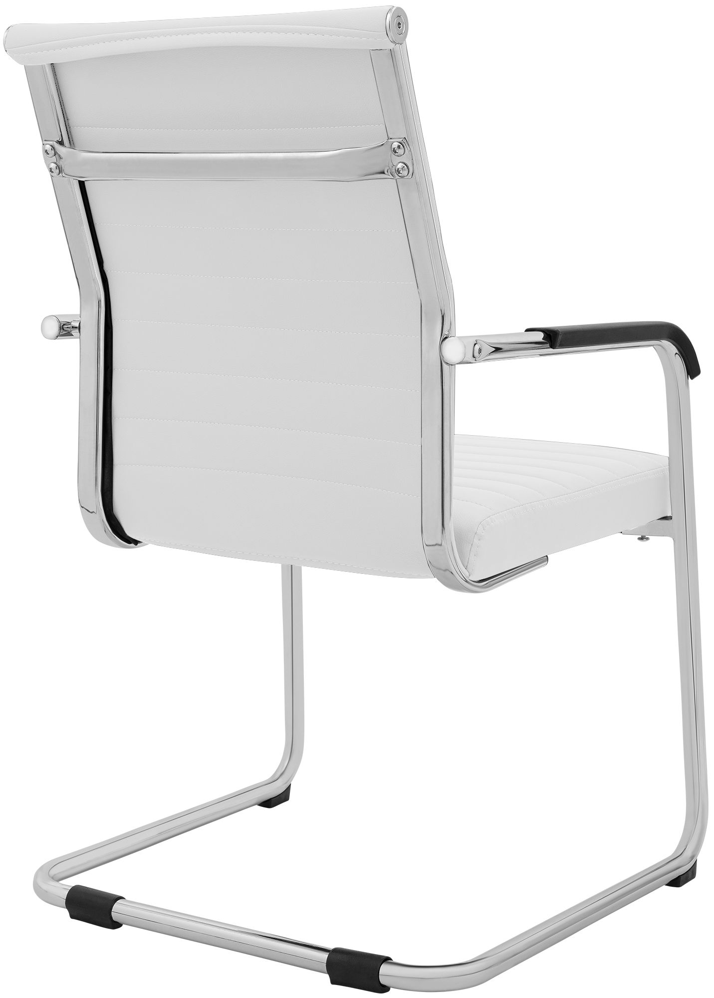 Silla cantilever Hakon en imitación de cuero elegante y cómoda para tu comedor o oficina