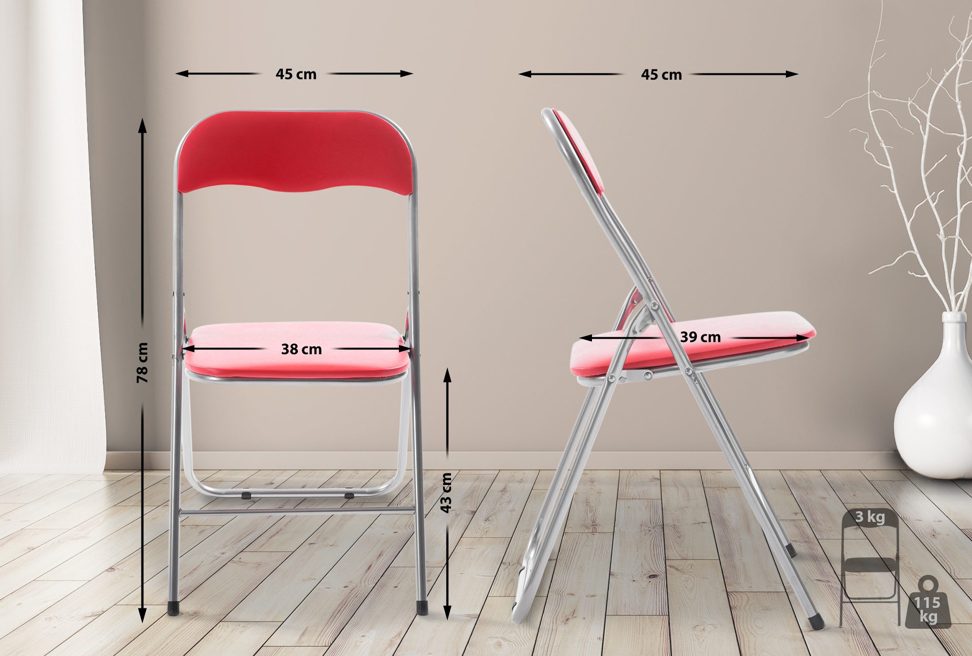 Silla plegable Felix