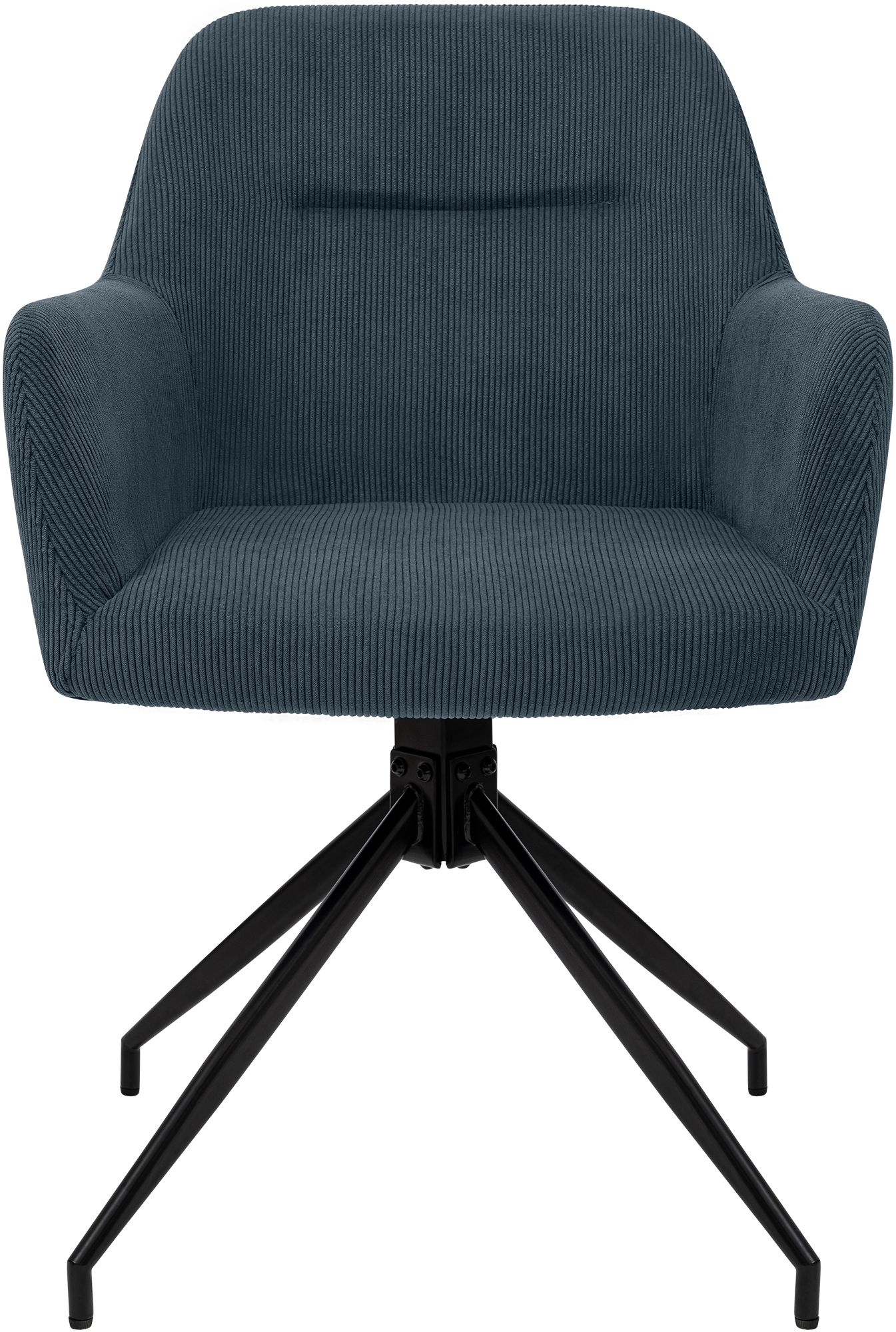 Silla de comedor Merlinda de pana