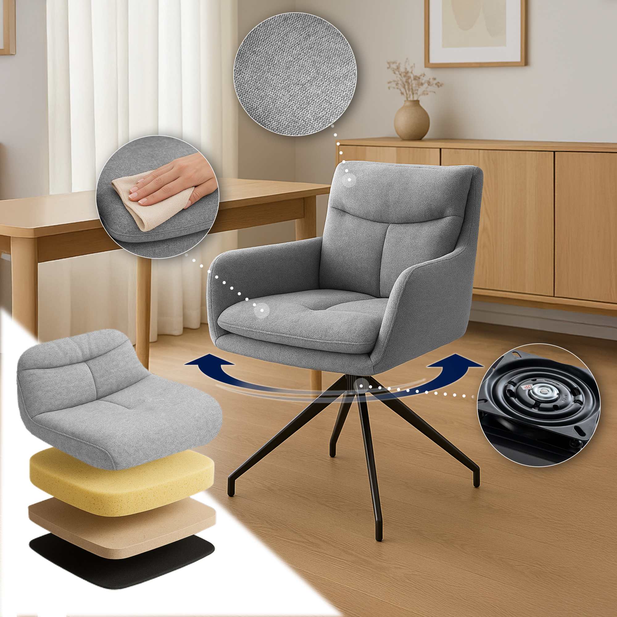 Tela para silla de comedor Somers