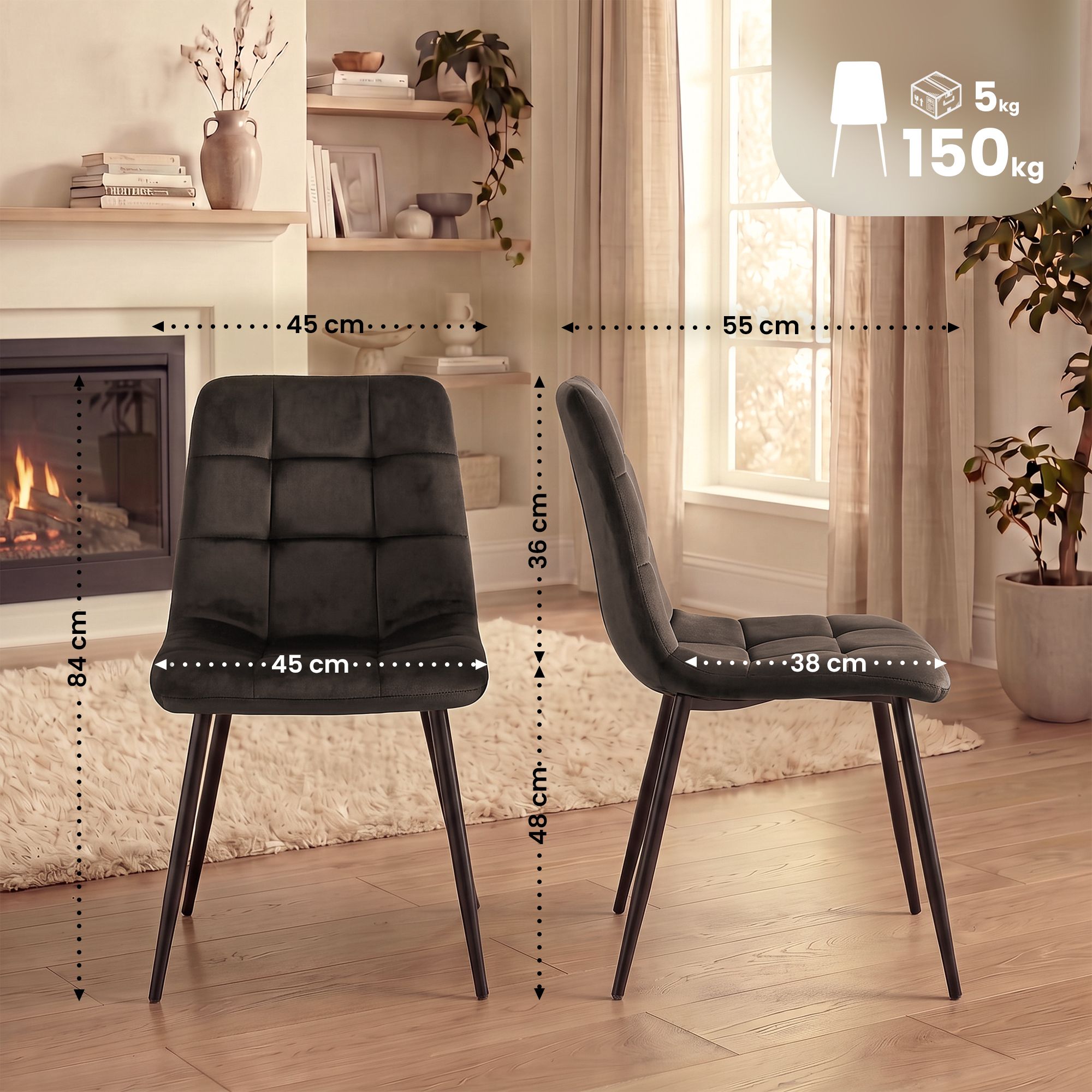 Silla de comedor Tilde