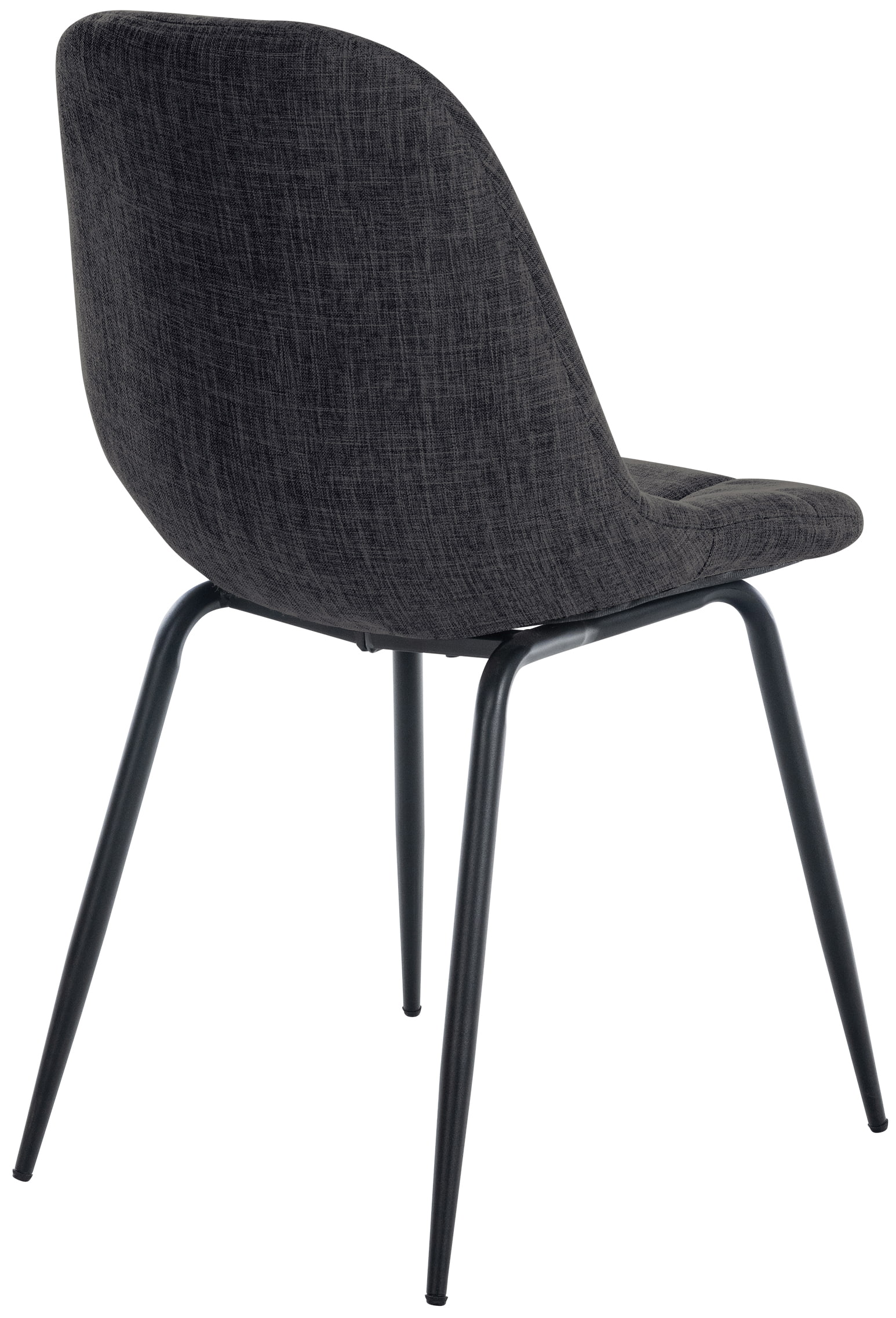 Set de 2 Sillas de comedor Tom en tela o polipiel