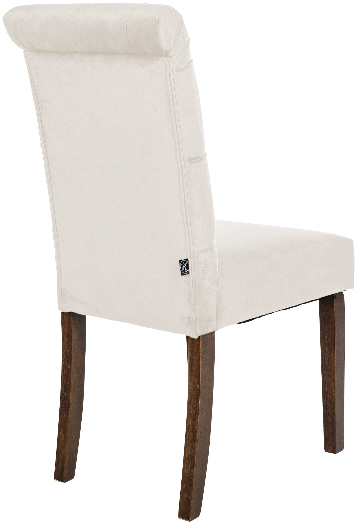 Set de 2 sillas de comedor Lisburn en tela o terciopelo