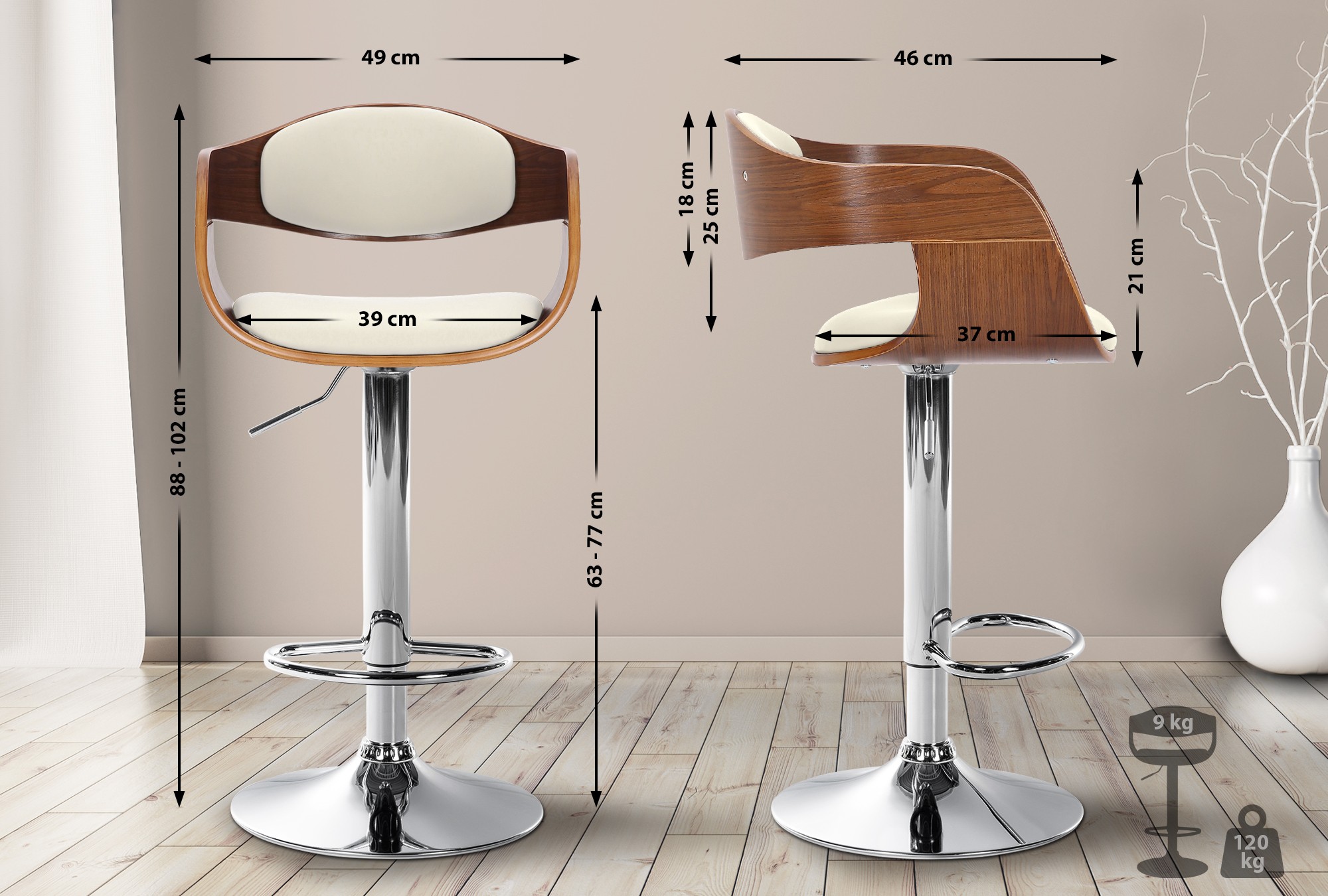 Taburete de bar Kingston