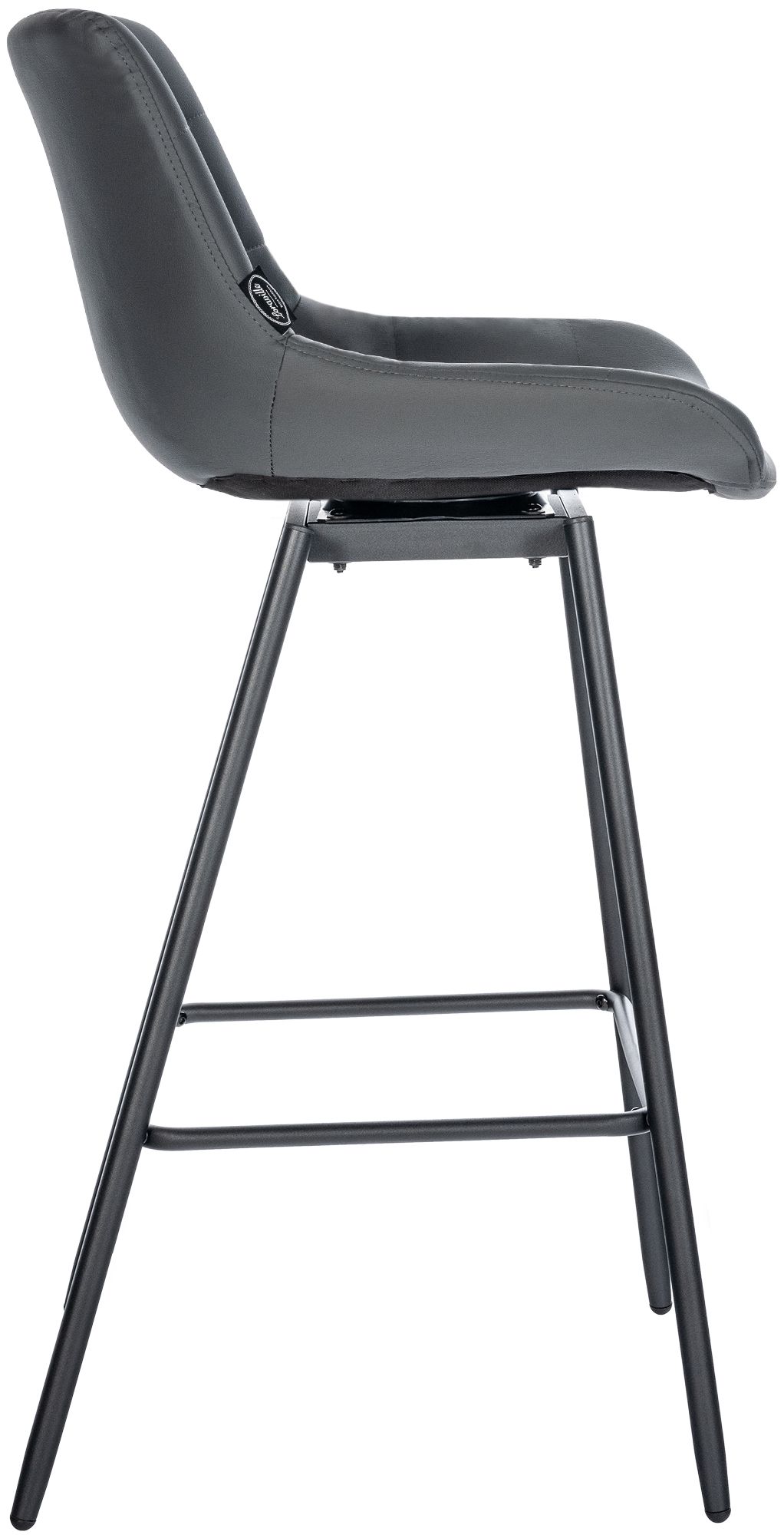 Juego de 4 taburetes de bar Weston giratorios