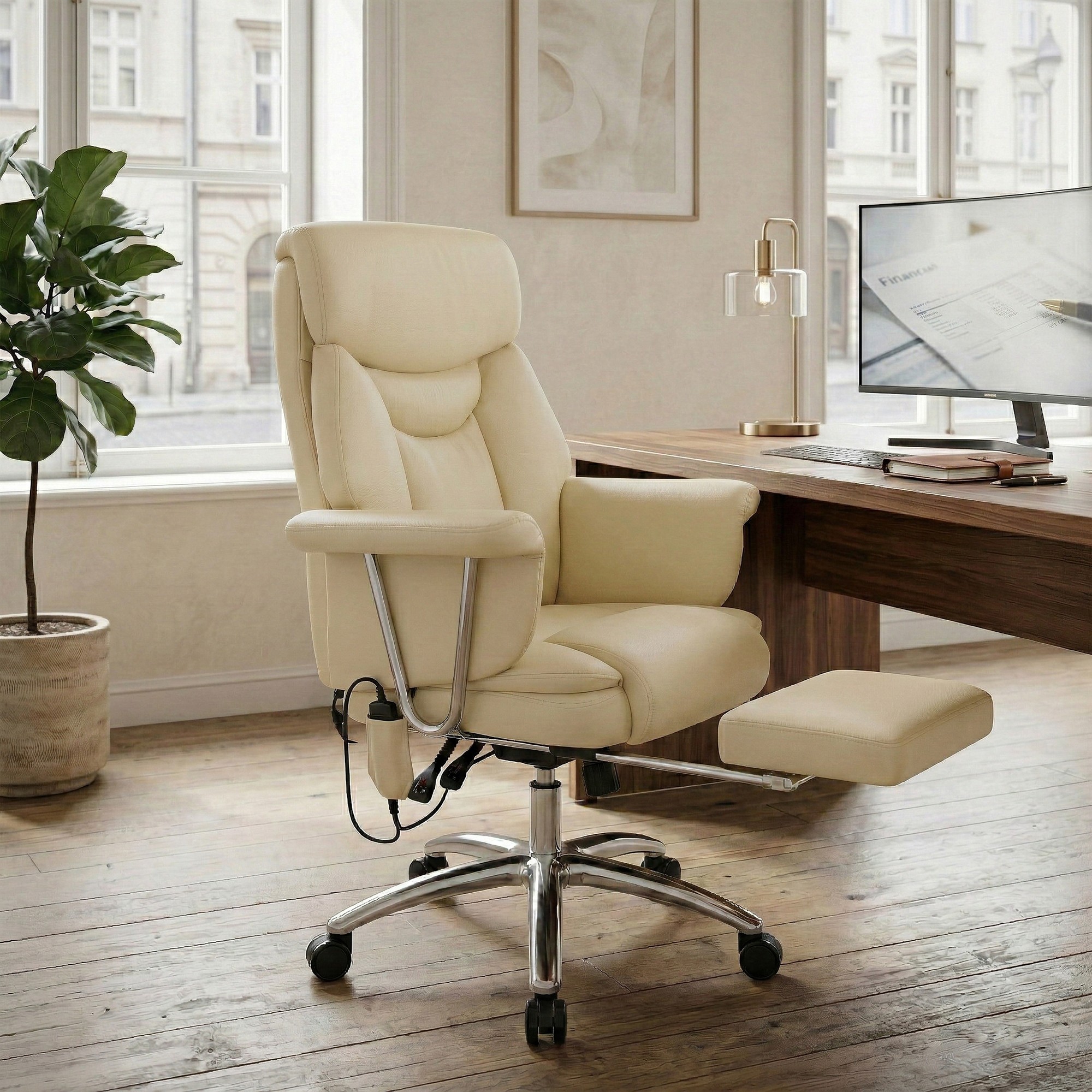 Silla de oficina Dahra con funcion de masaje