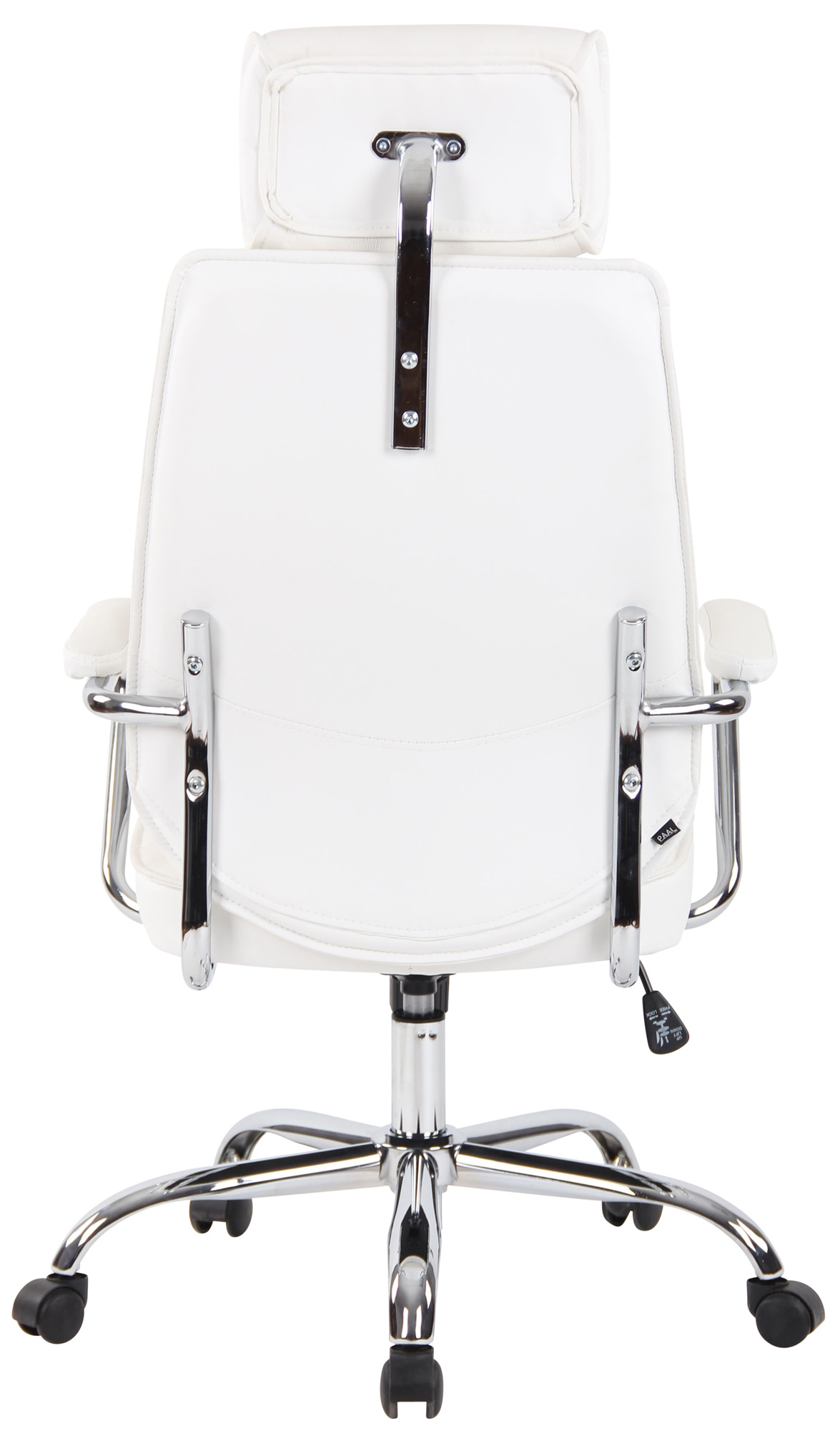 Silla de oficina Rako de cuero auténtico