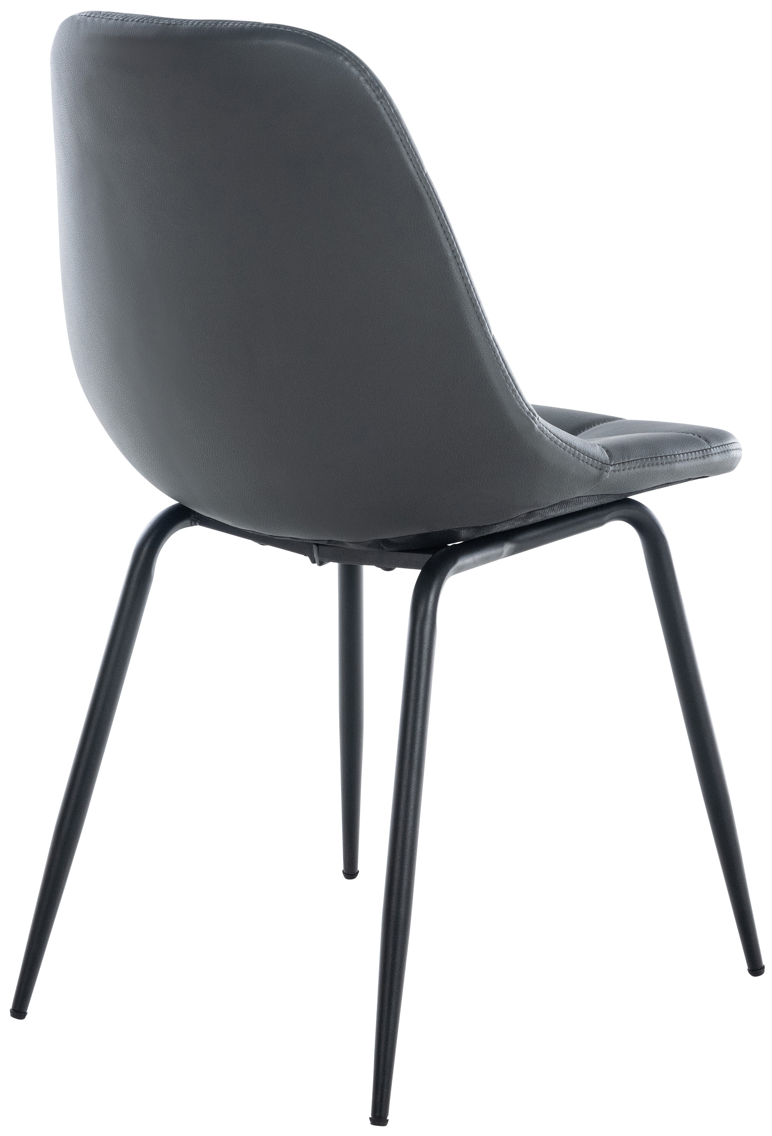 Silla de comedor Tom en tela o polipiel