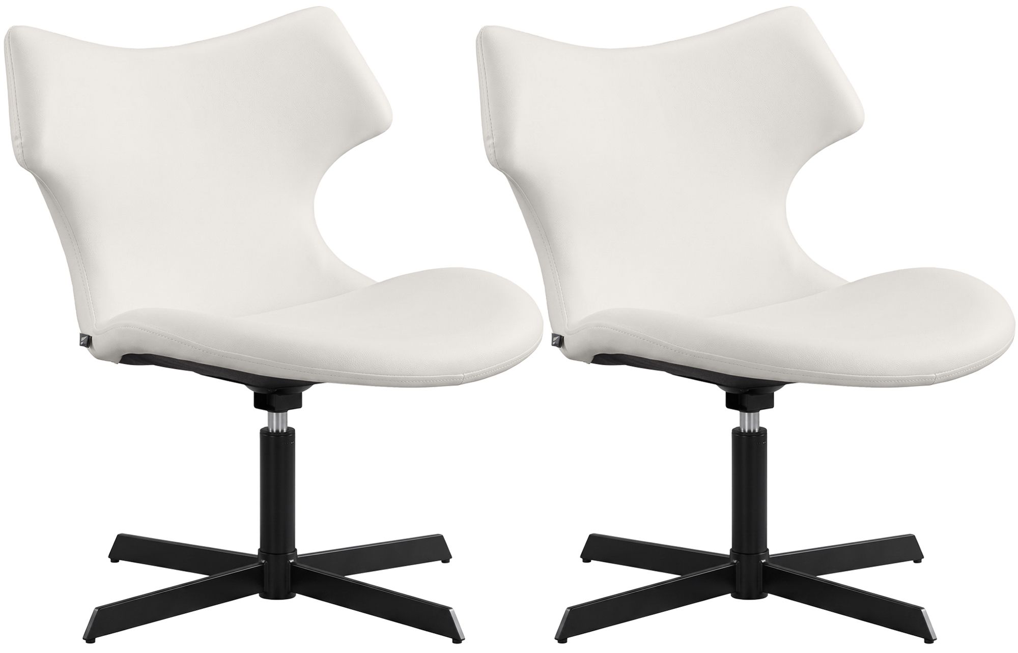 Set de 2 sillas lounge Welland de polipiel
