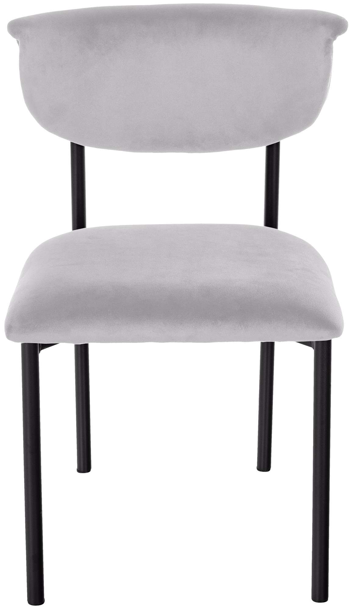 Juego de 2 sillas de comedor Gambell terciopelo