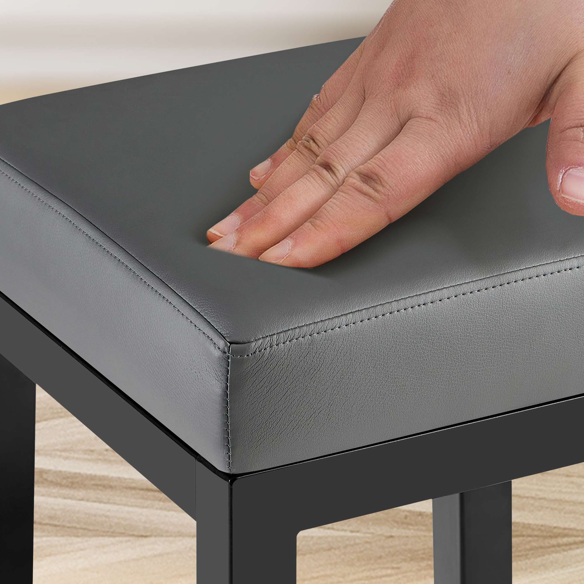 Taburete de bar Taylor Altura del asiento 83 cm Estructura de metal negro