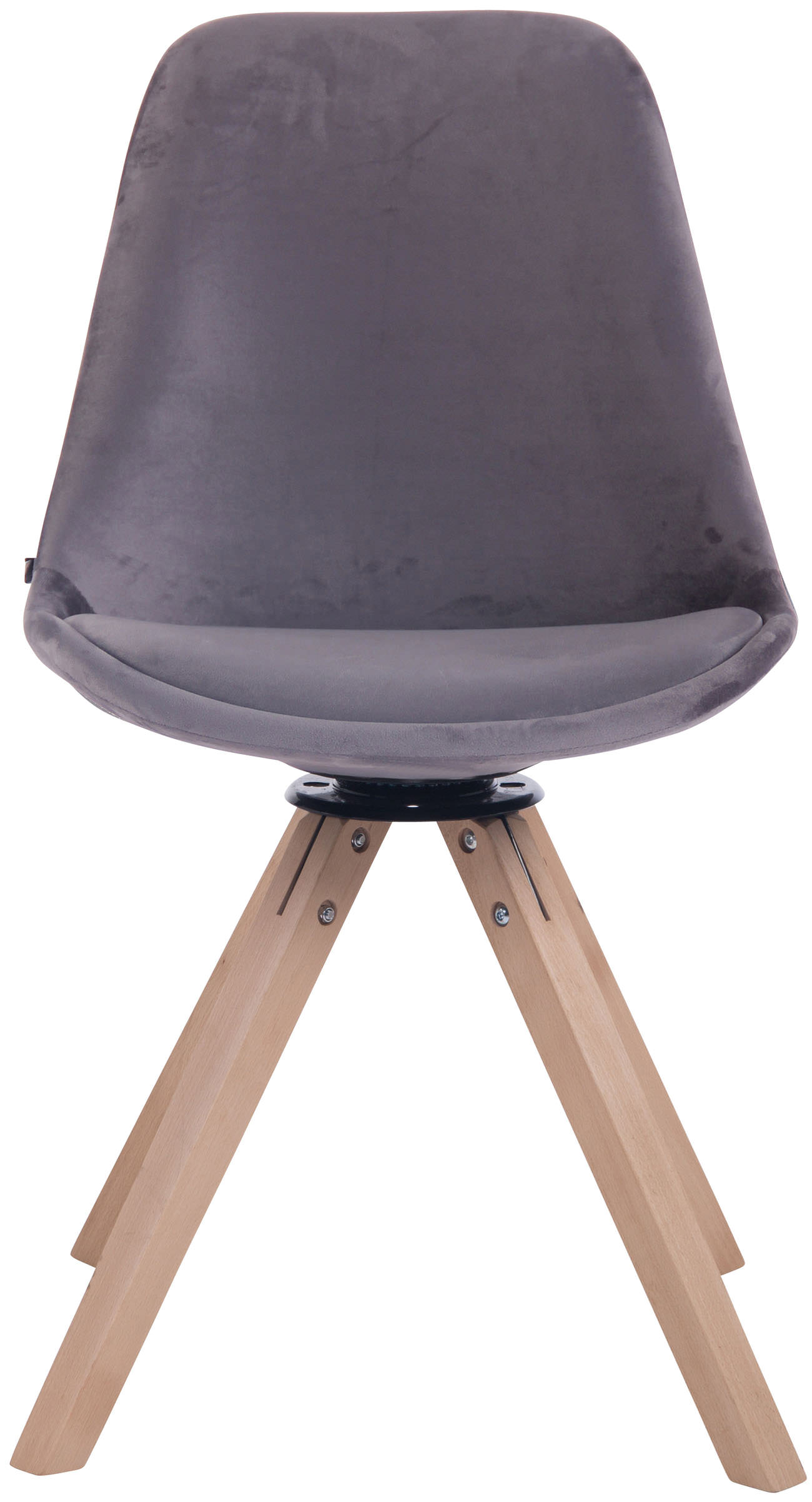 Silla Troyes Square En Terciopelo