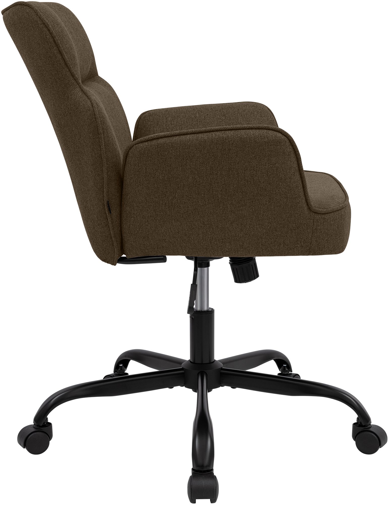Silla de oficina Amado con tapizado en tela